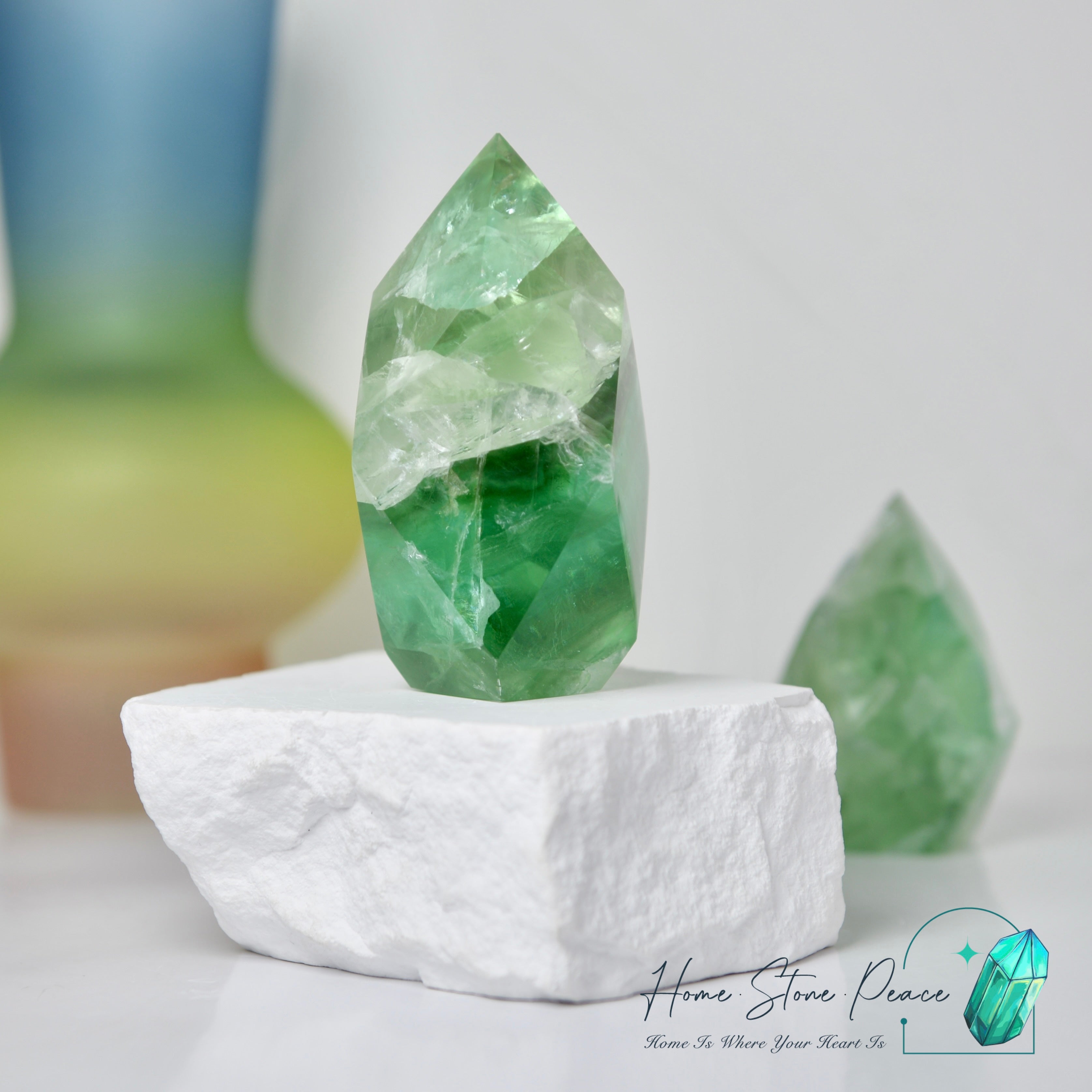 ファセットグリーンフローライト