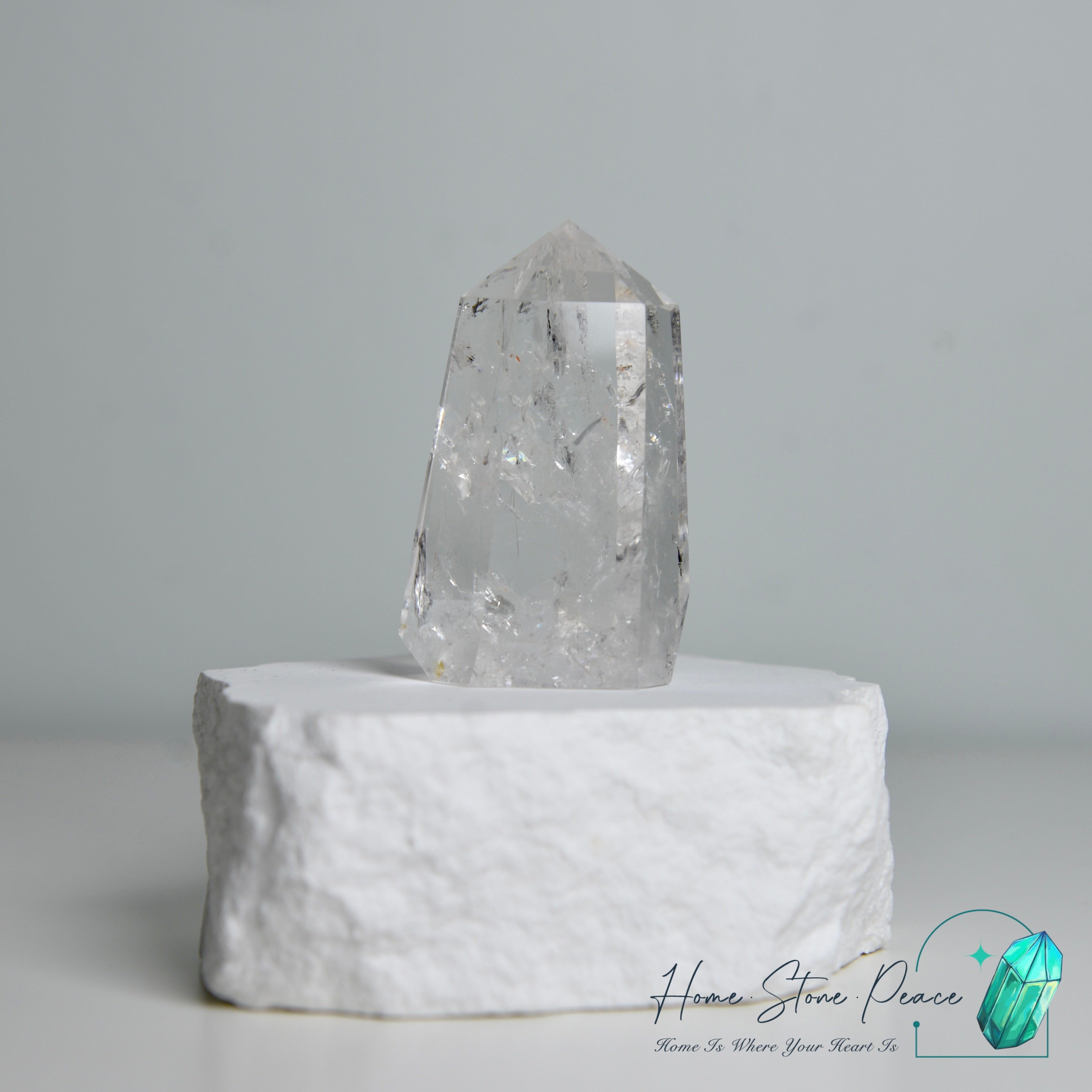白水晶柱 Clear Quartz Tower