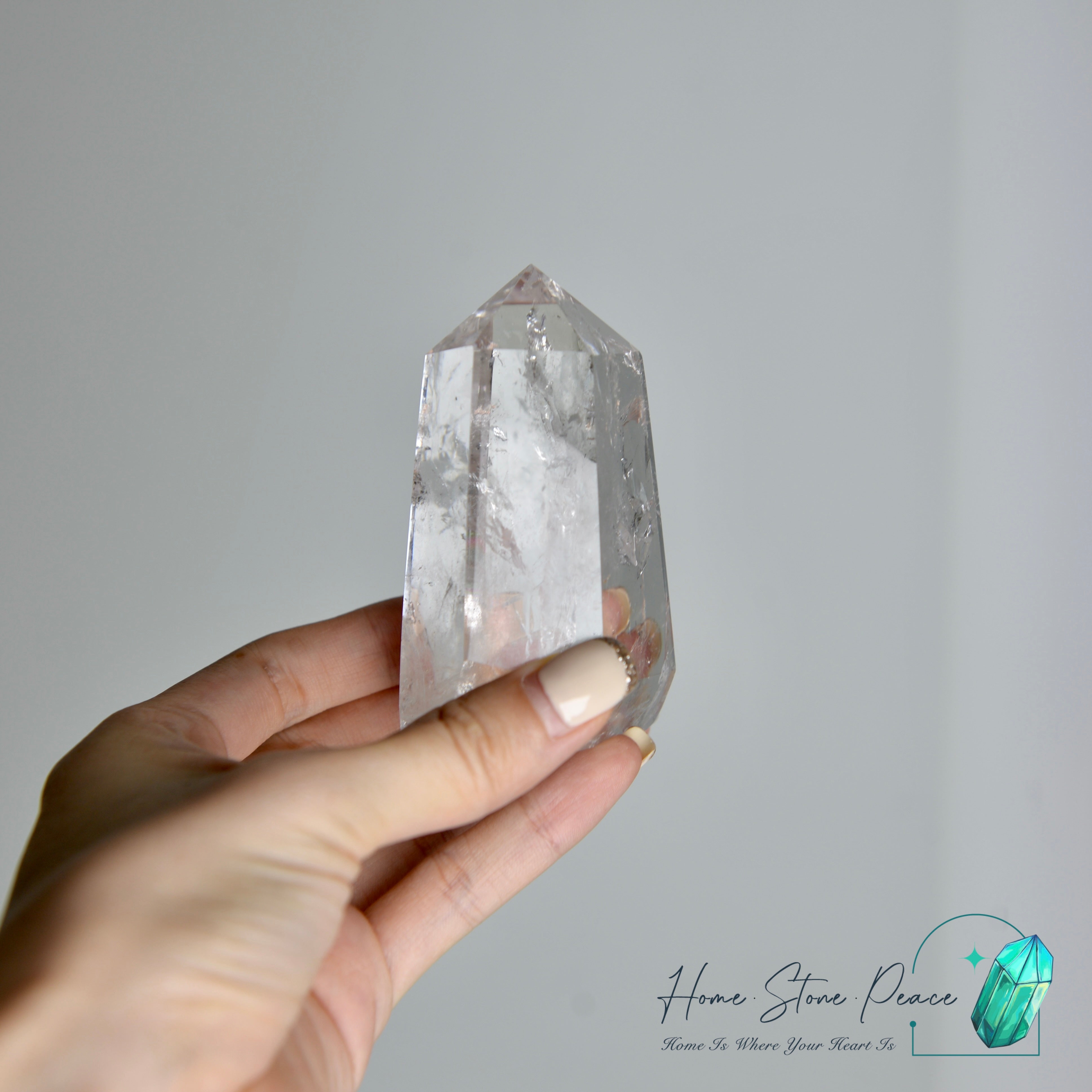 白水晶柱 Clear Quartz Tower