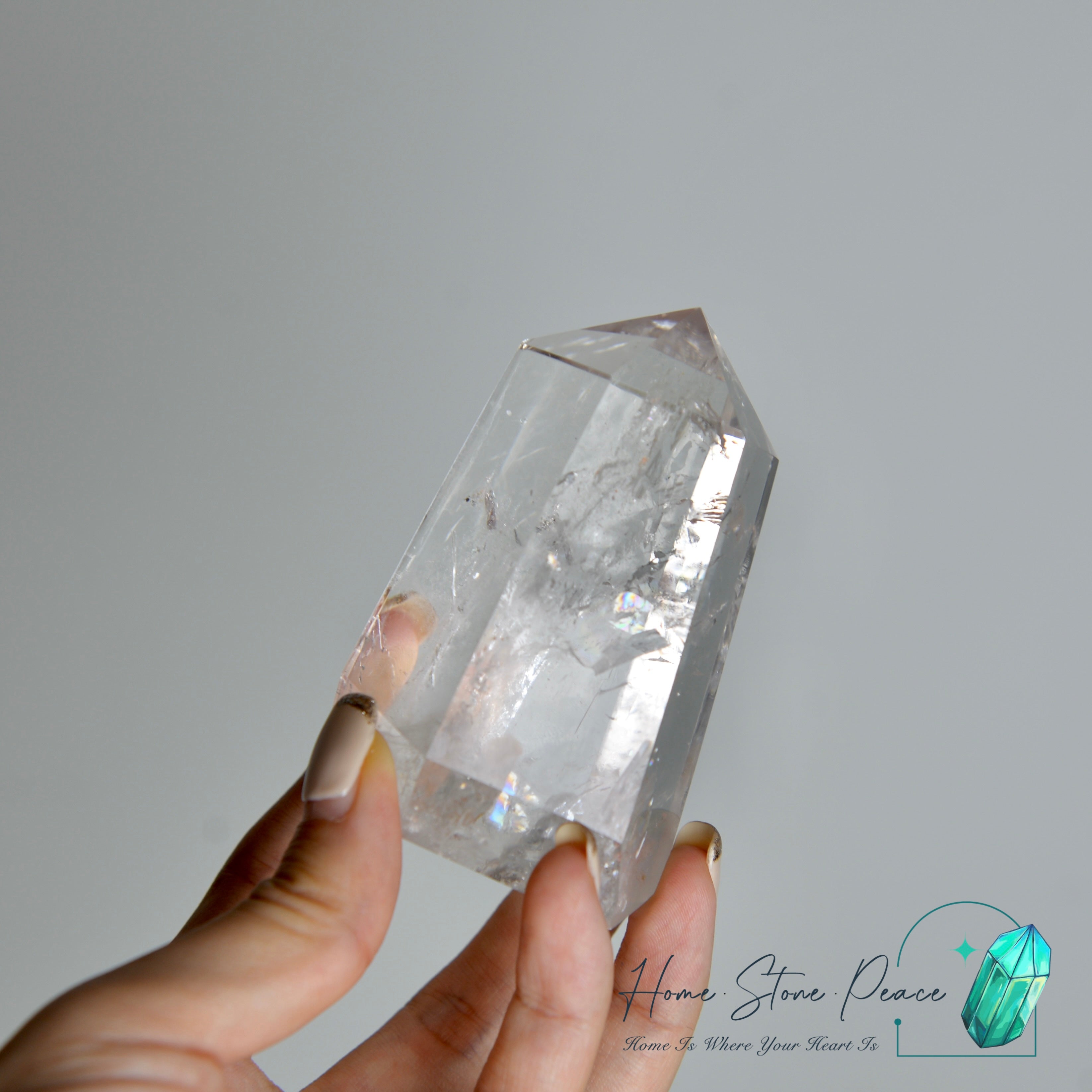 白水晶柱 Clear Quartz Tower