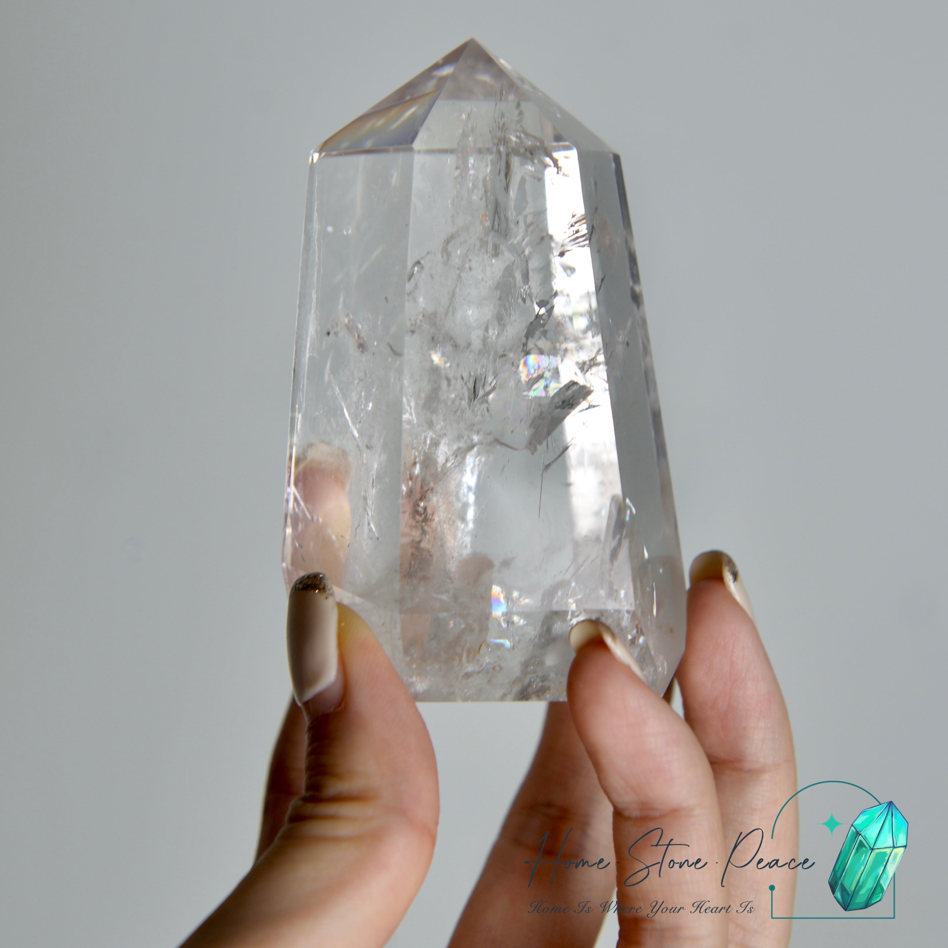 白水晶柱 Clear Quartz Tower