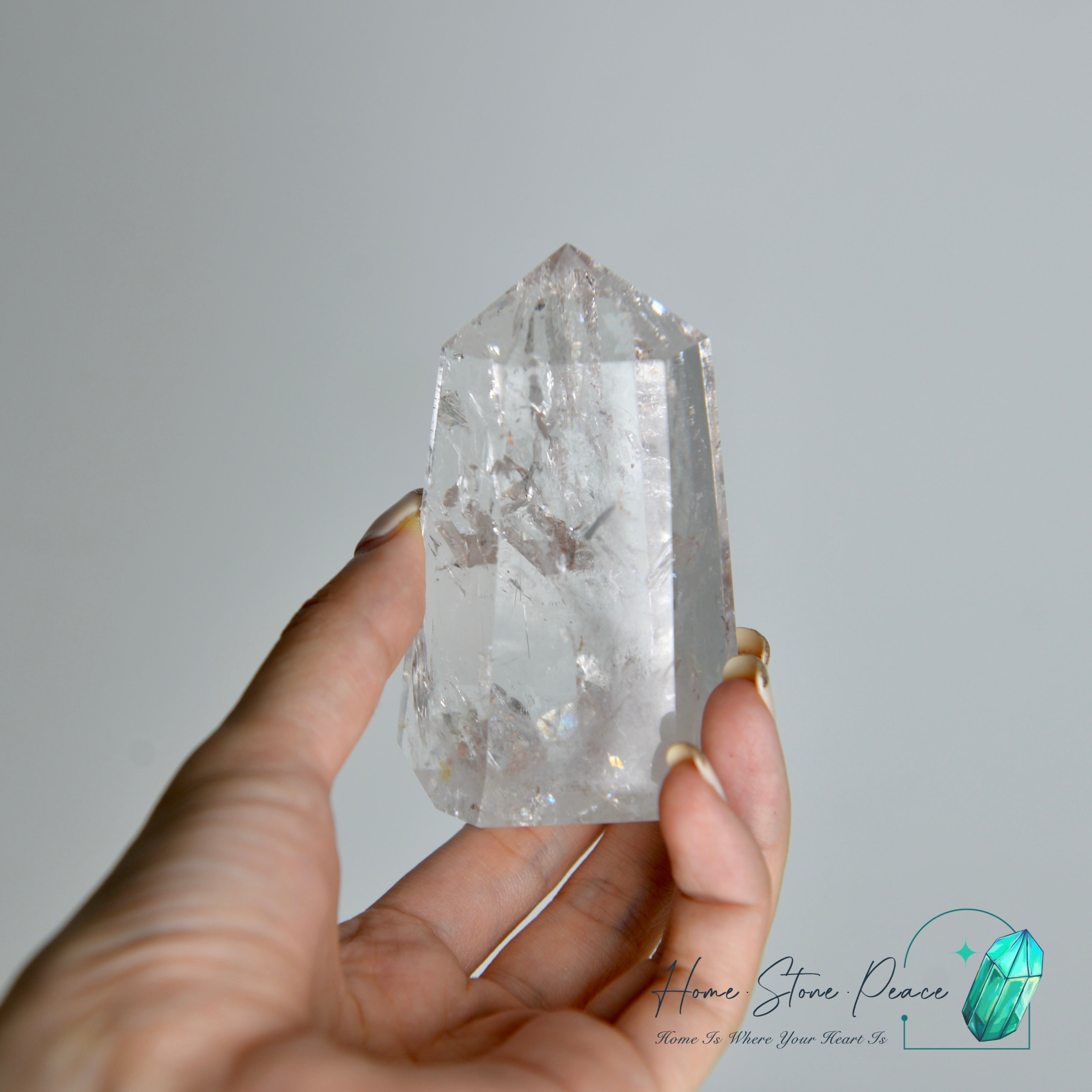 白水晶柱 Clear Quartz Tower