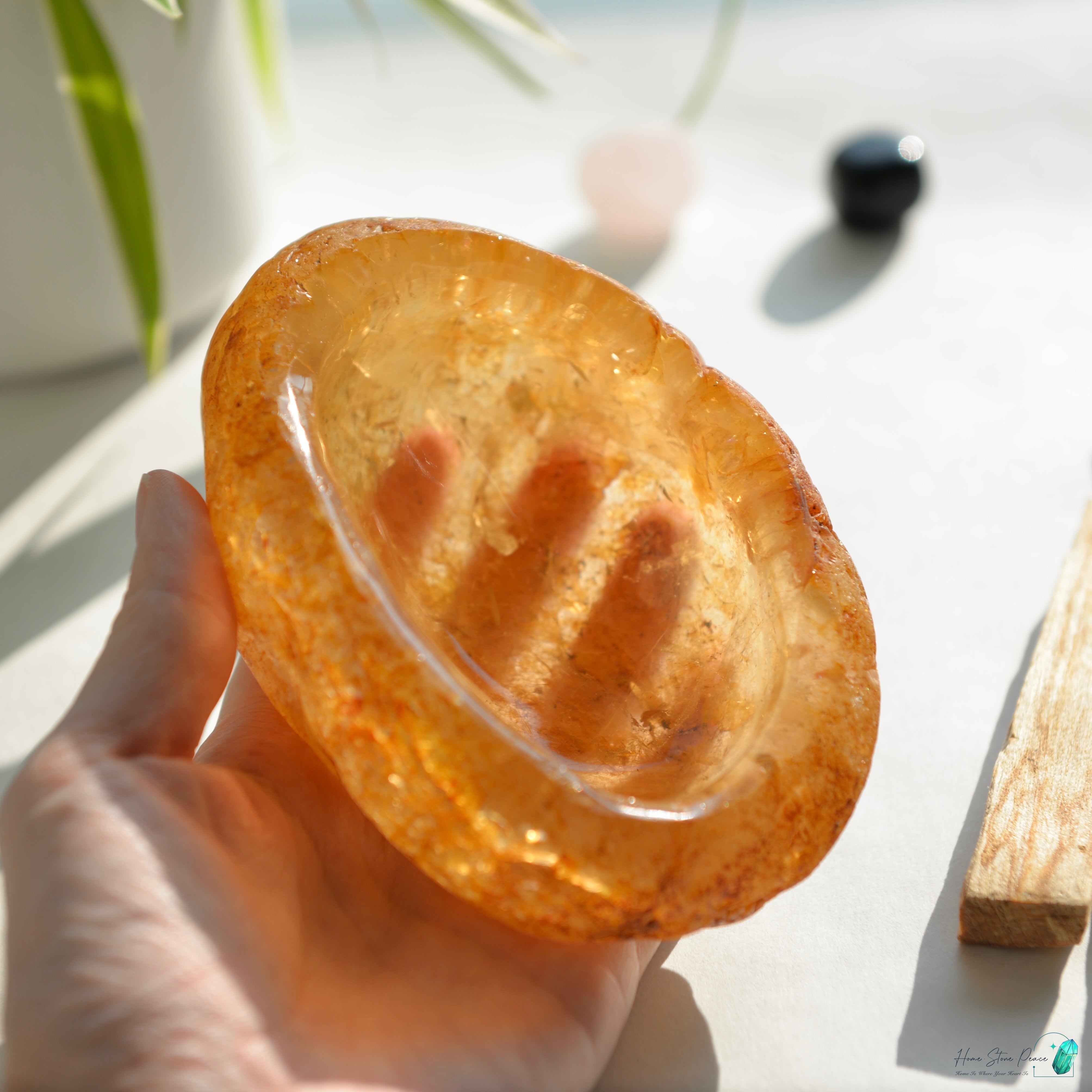 原皮黃金療法癒者 水晶杯連木座 ゴールデンヒーラーボウル スタンド付