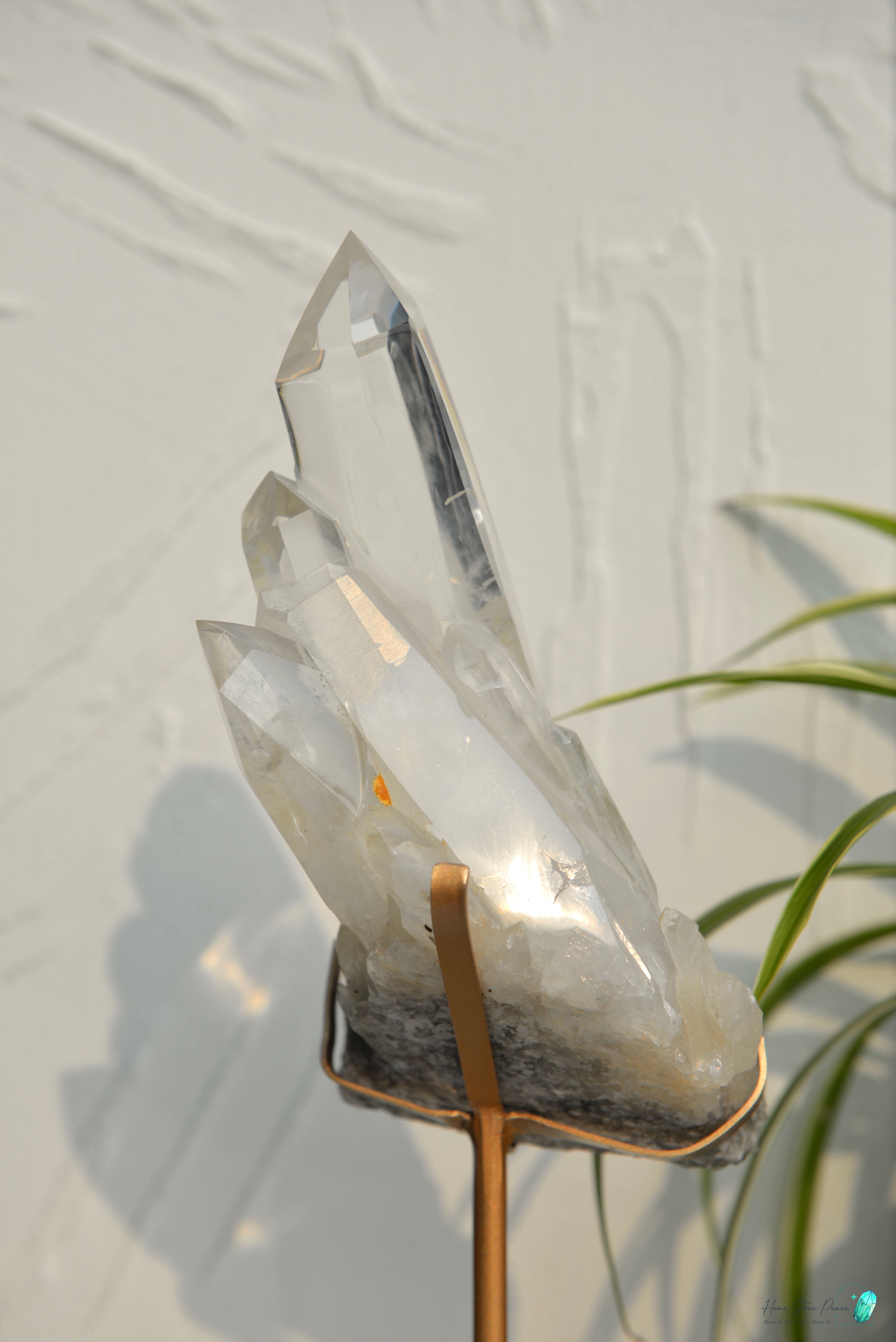 白水晶簇(大）クリアクォーツクラスター（大）