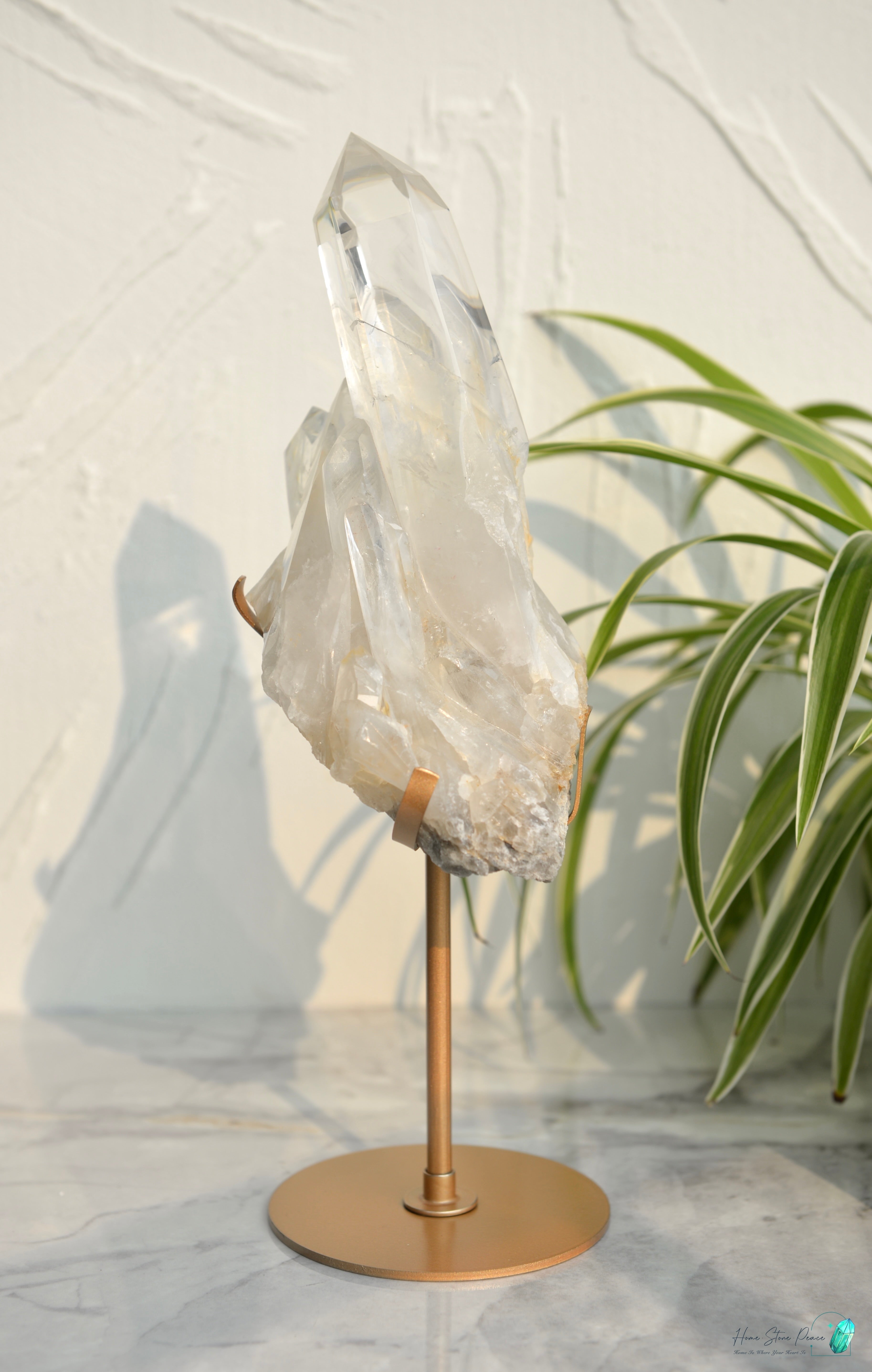 白水晶簇(大）クリアクォーツクラスター（大）