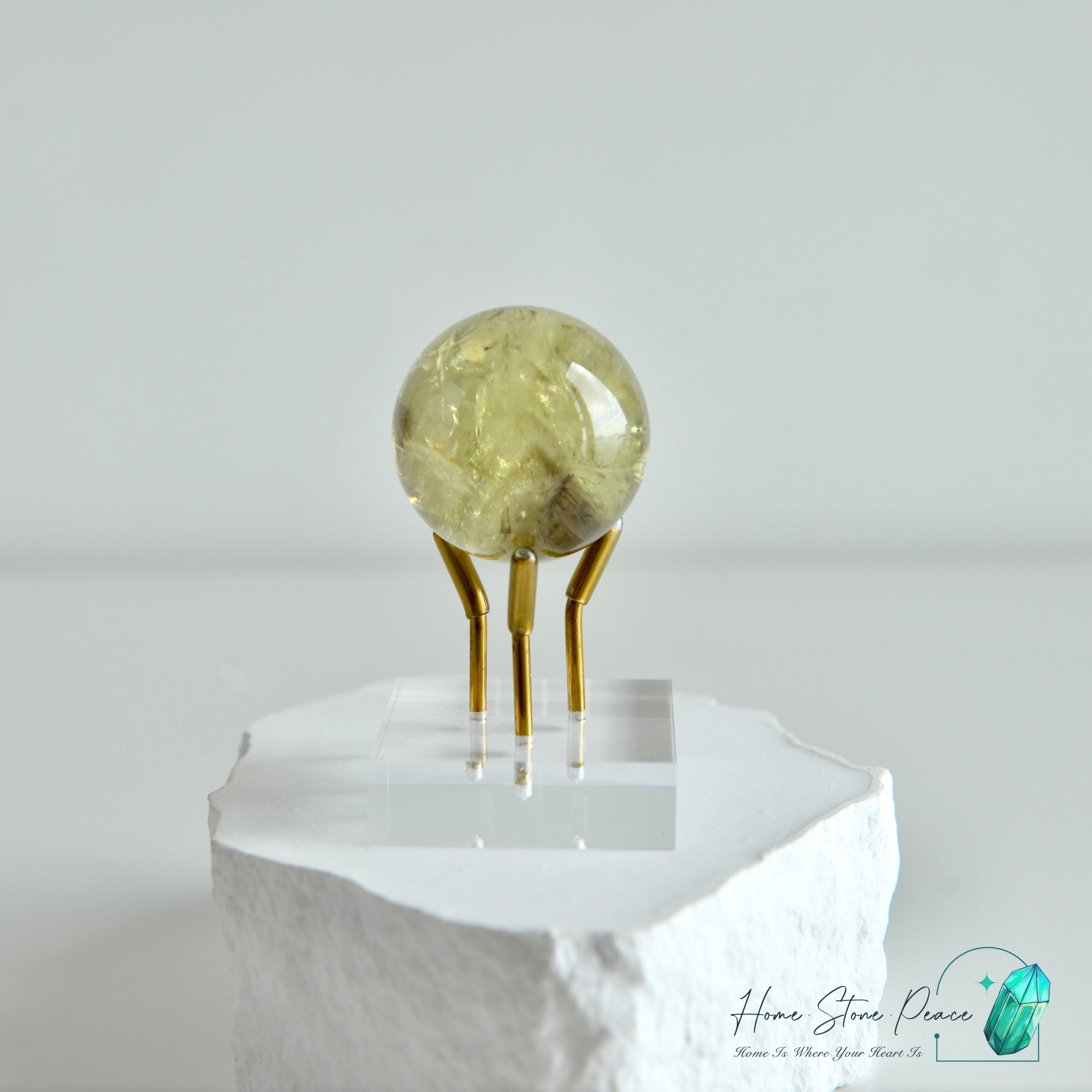 茶黃水晶球 Smoky Citrine Sphere