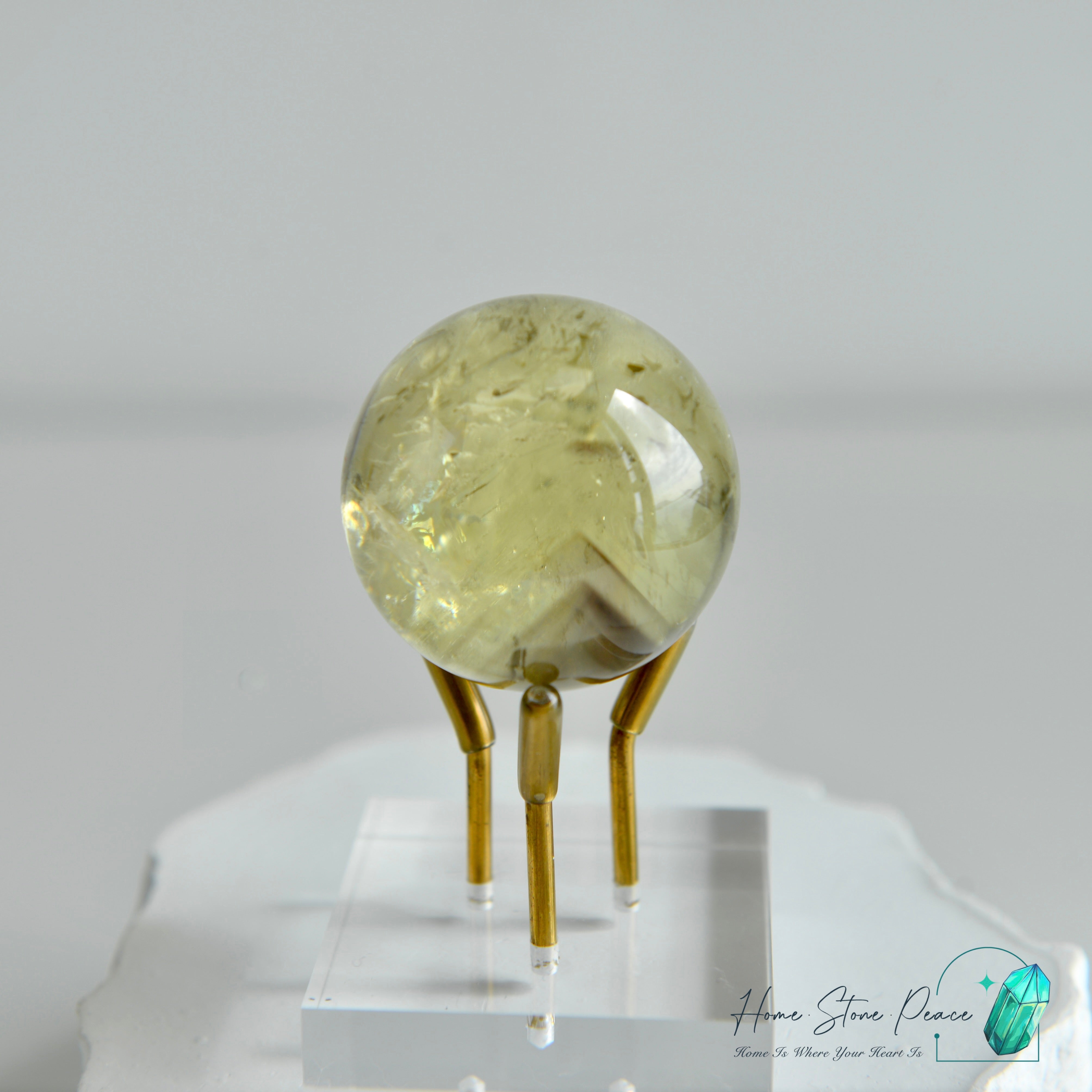茶黃水晶球 Smoky Citrine Sphere
