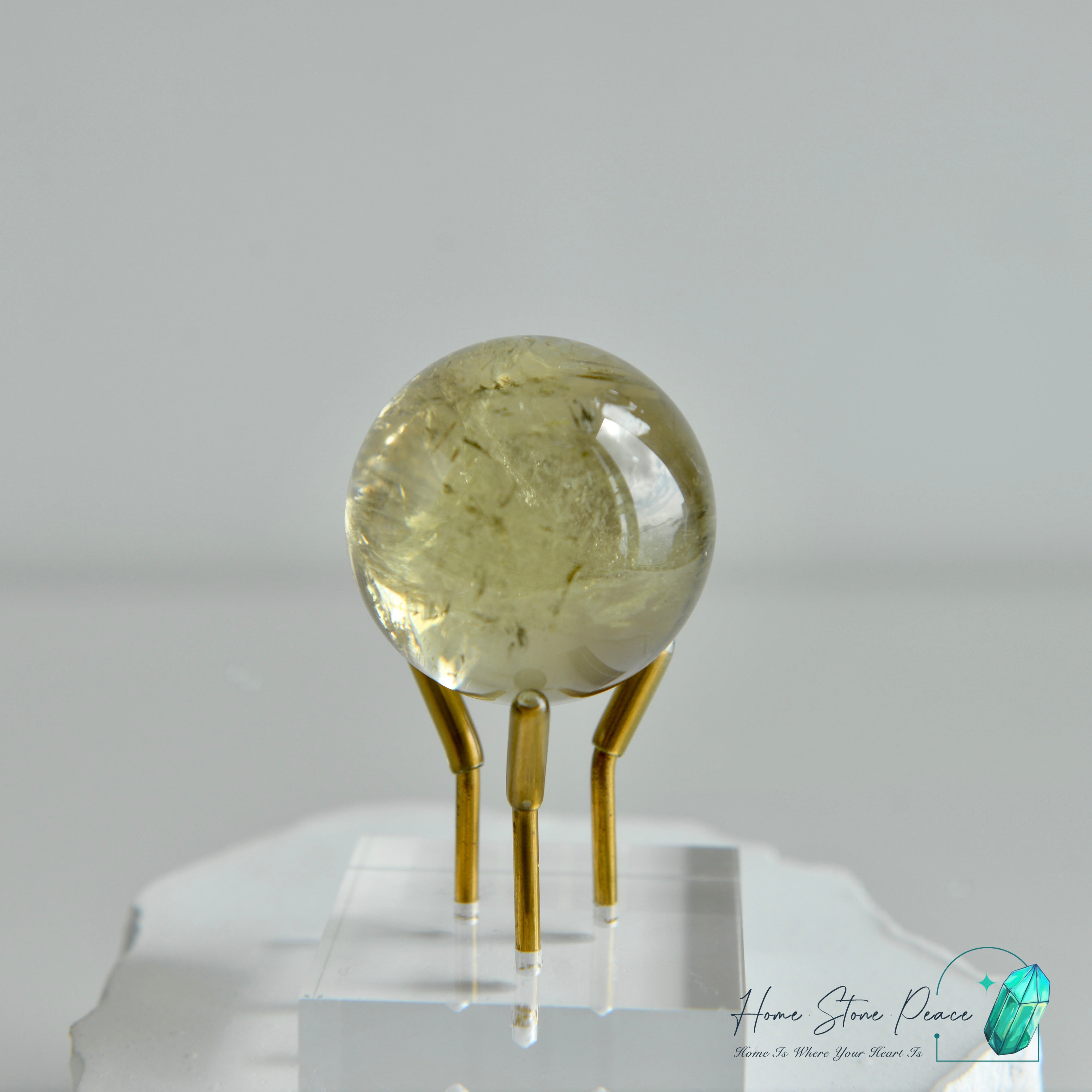 茶黃水晶球 Smoky Citrine Sphere