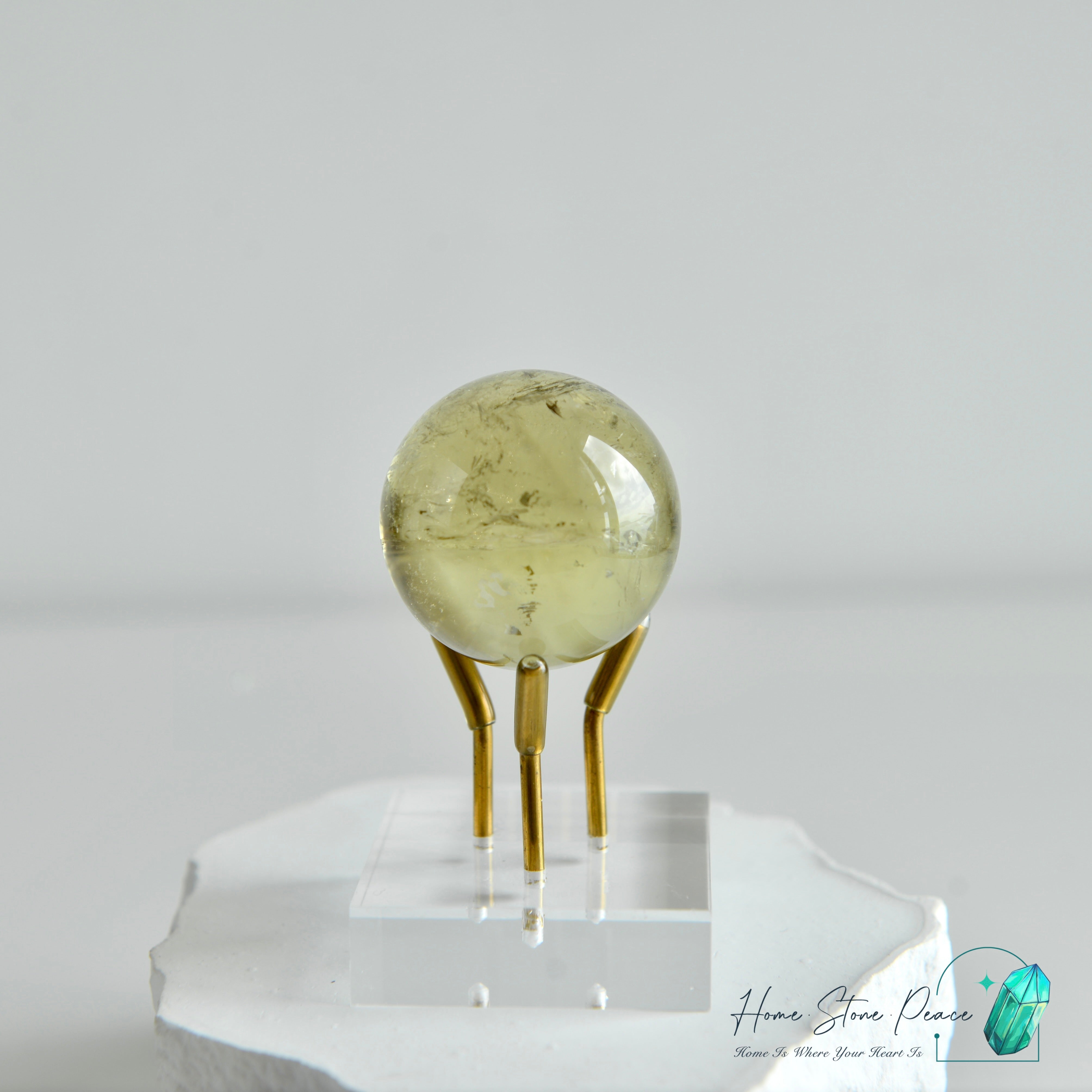 茶黃水晶球 Smoky Citrine Sphere