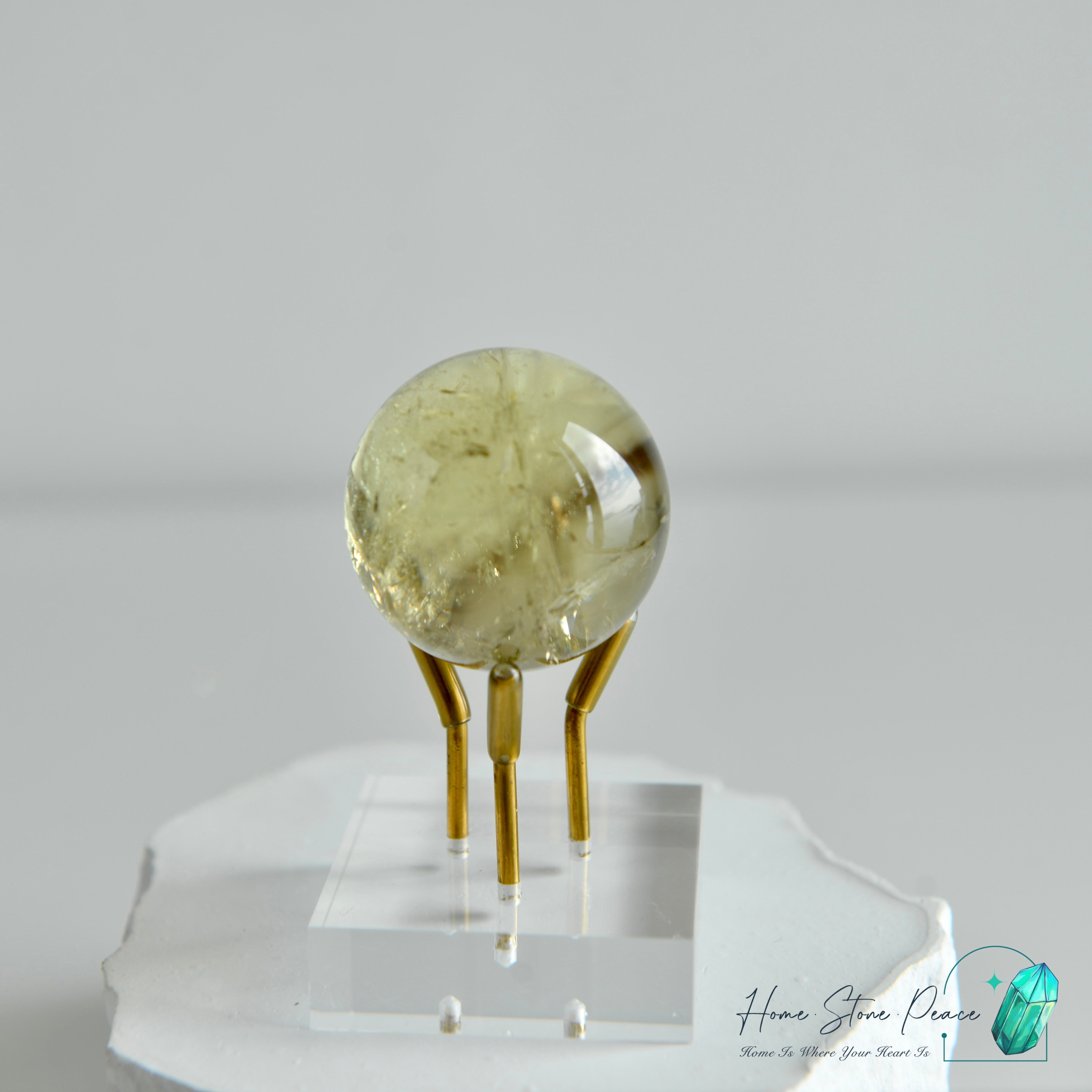 茶黃水晶球 Smoky Citrine Sphere