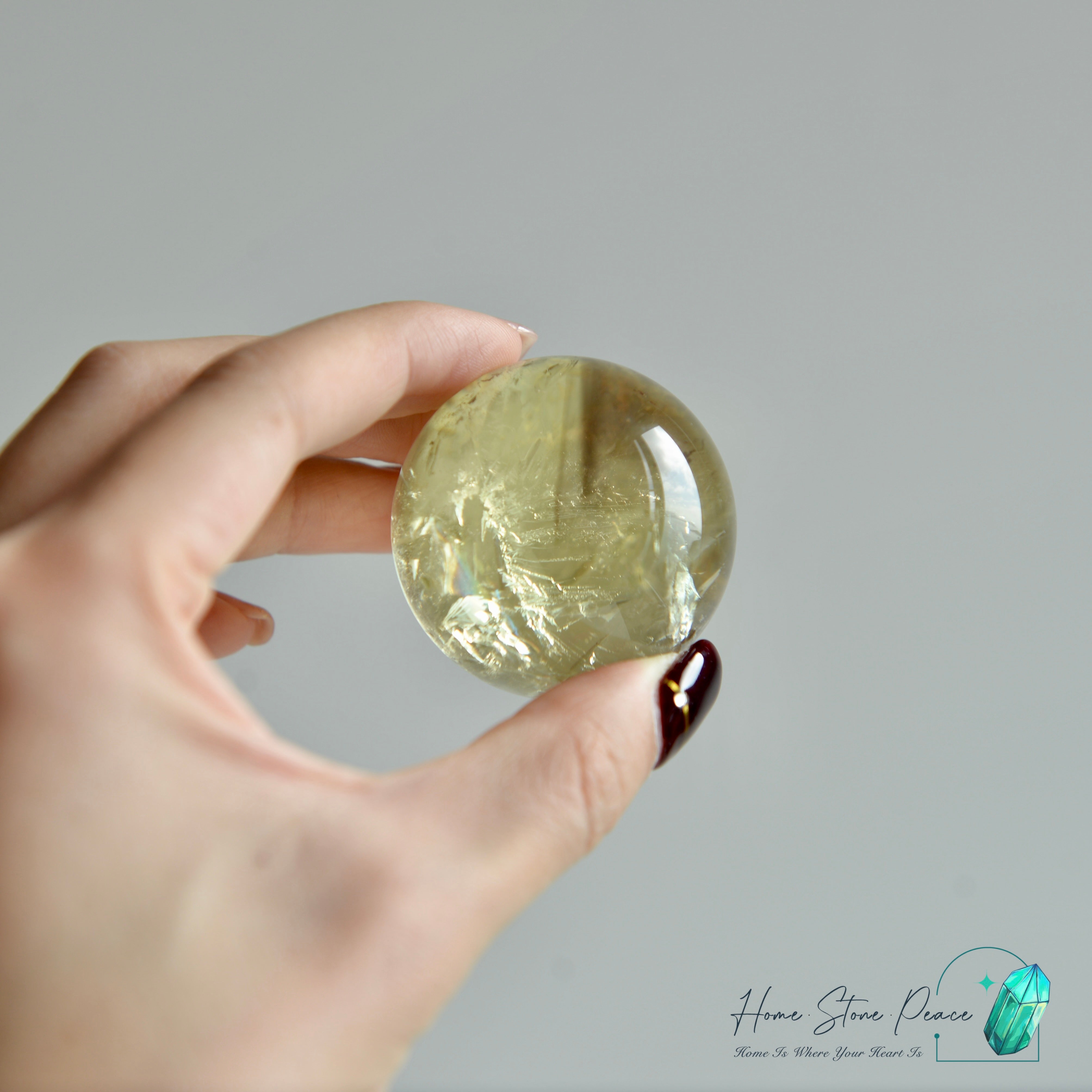 茶黃水晶球 Smoky Citrine Sphere