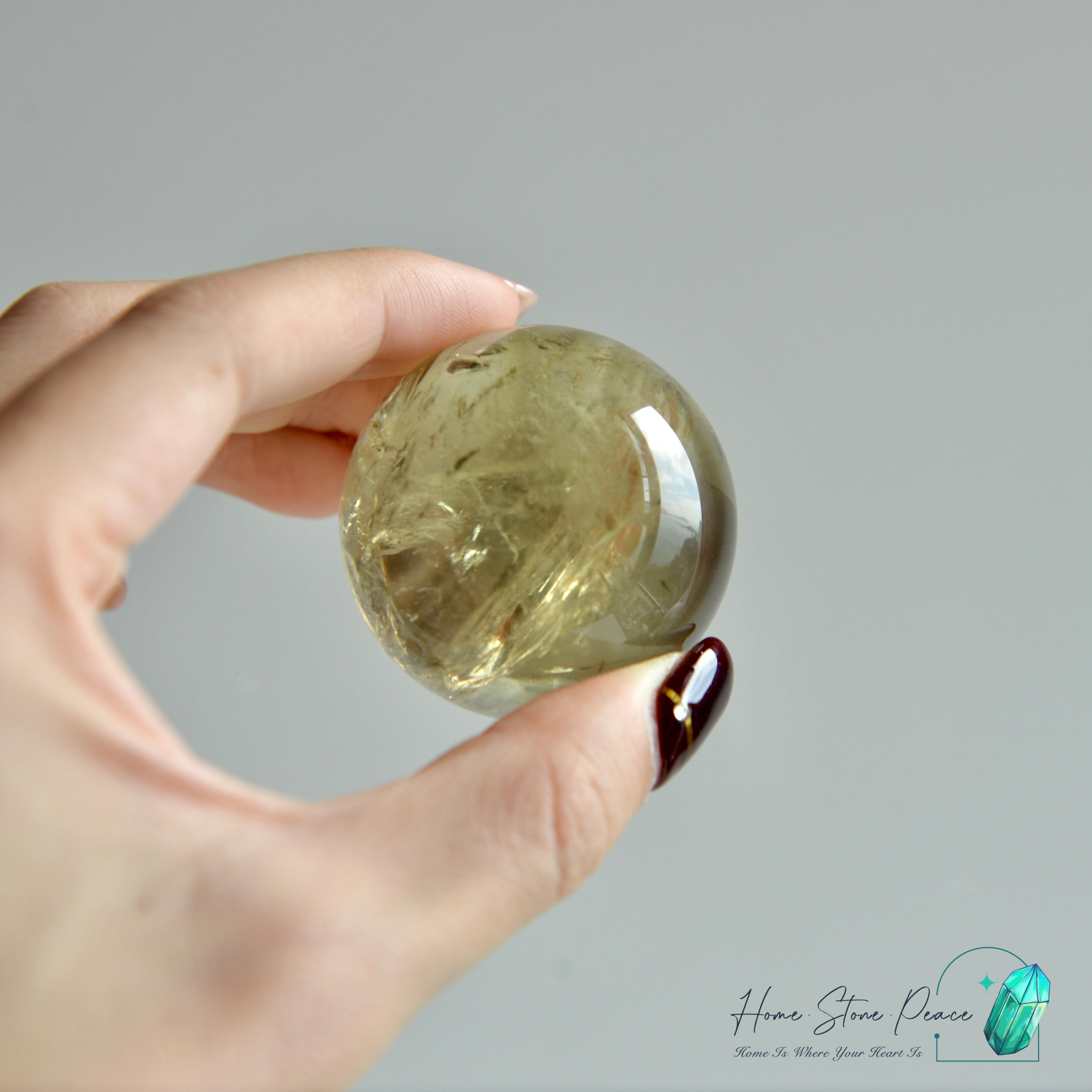 茶黃水晶球 Smoky Citrine Sphere