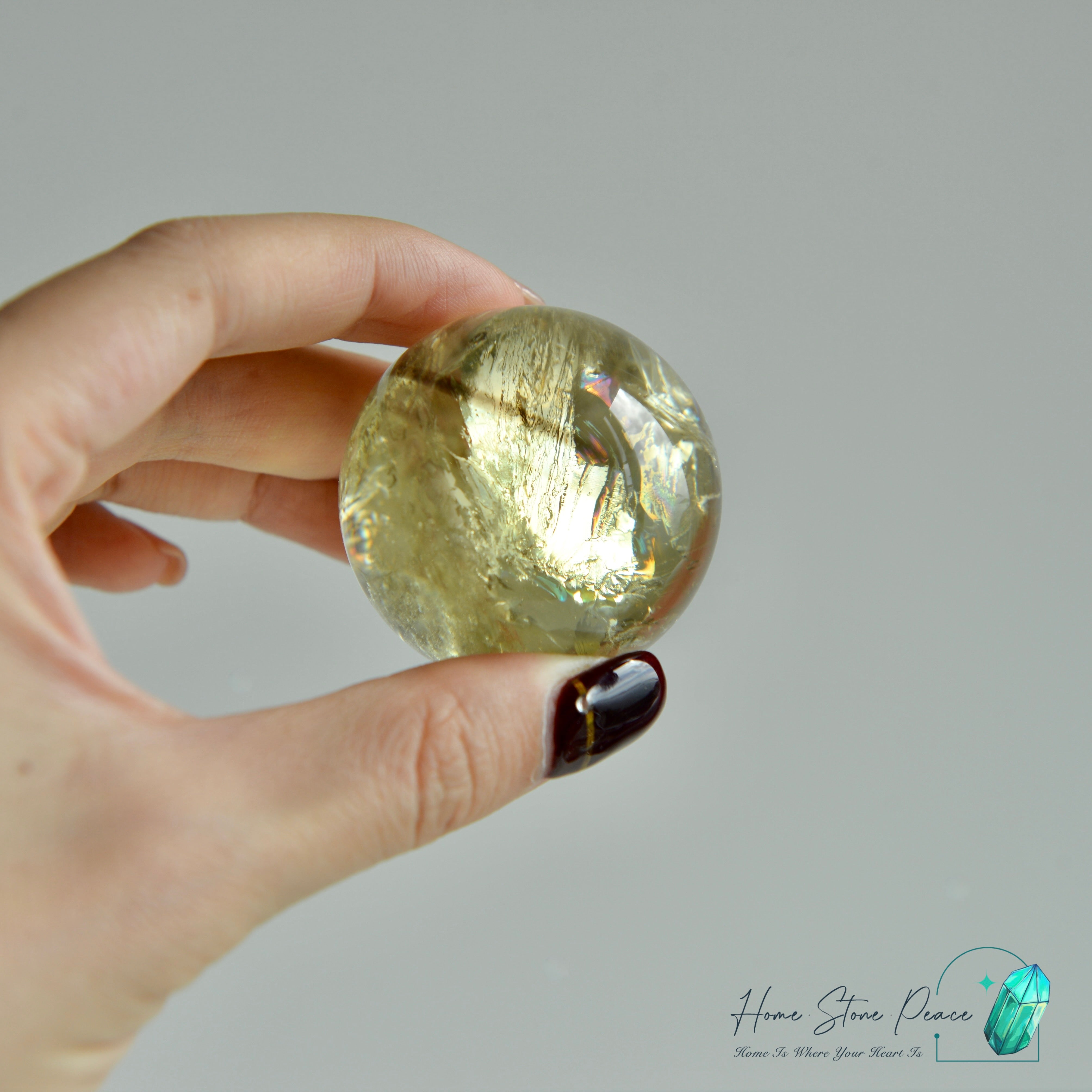 茶黃水晶球 Smoky Citrine Sphere