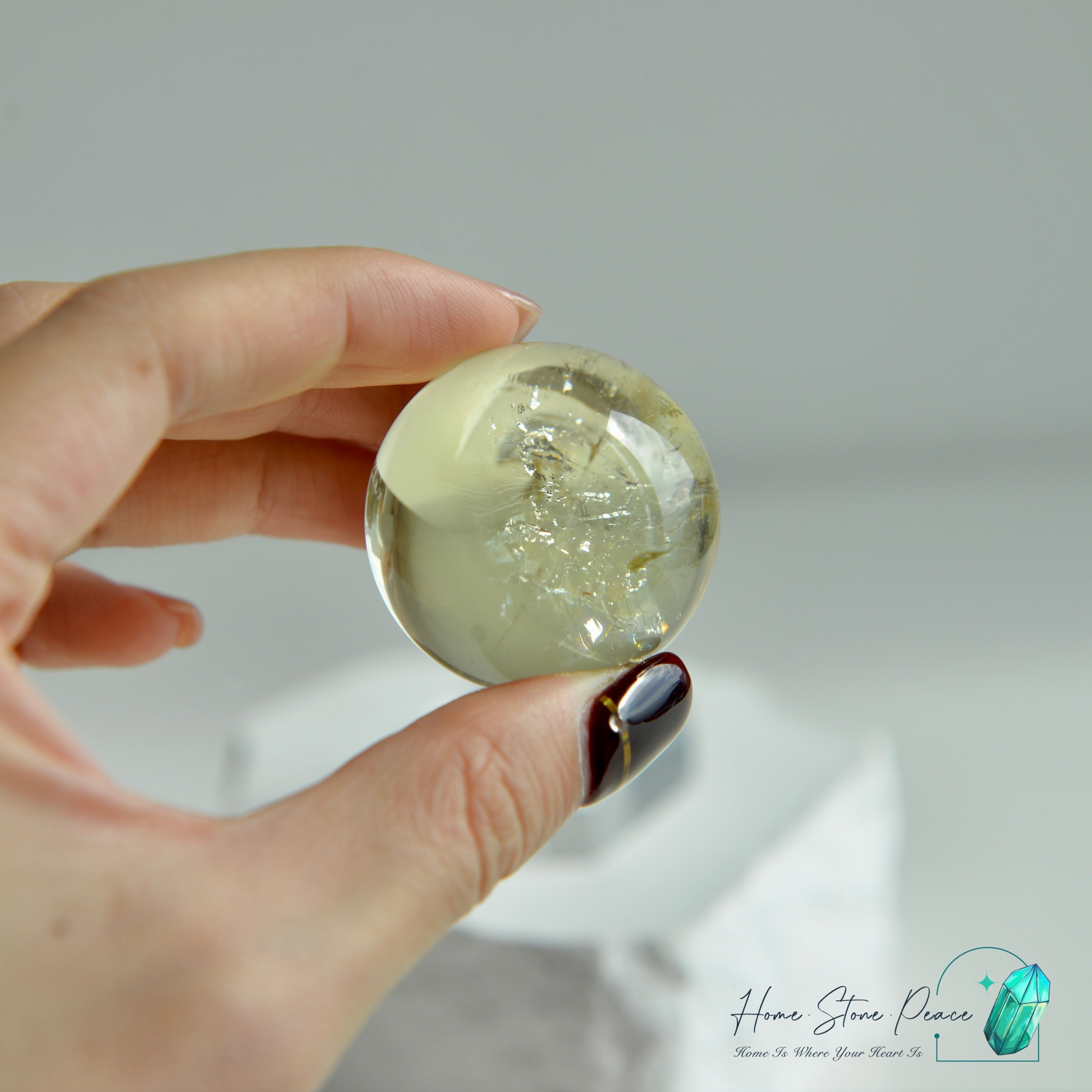 茶黃水晶球 Smoky Citrine Sphere