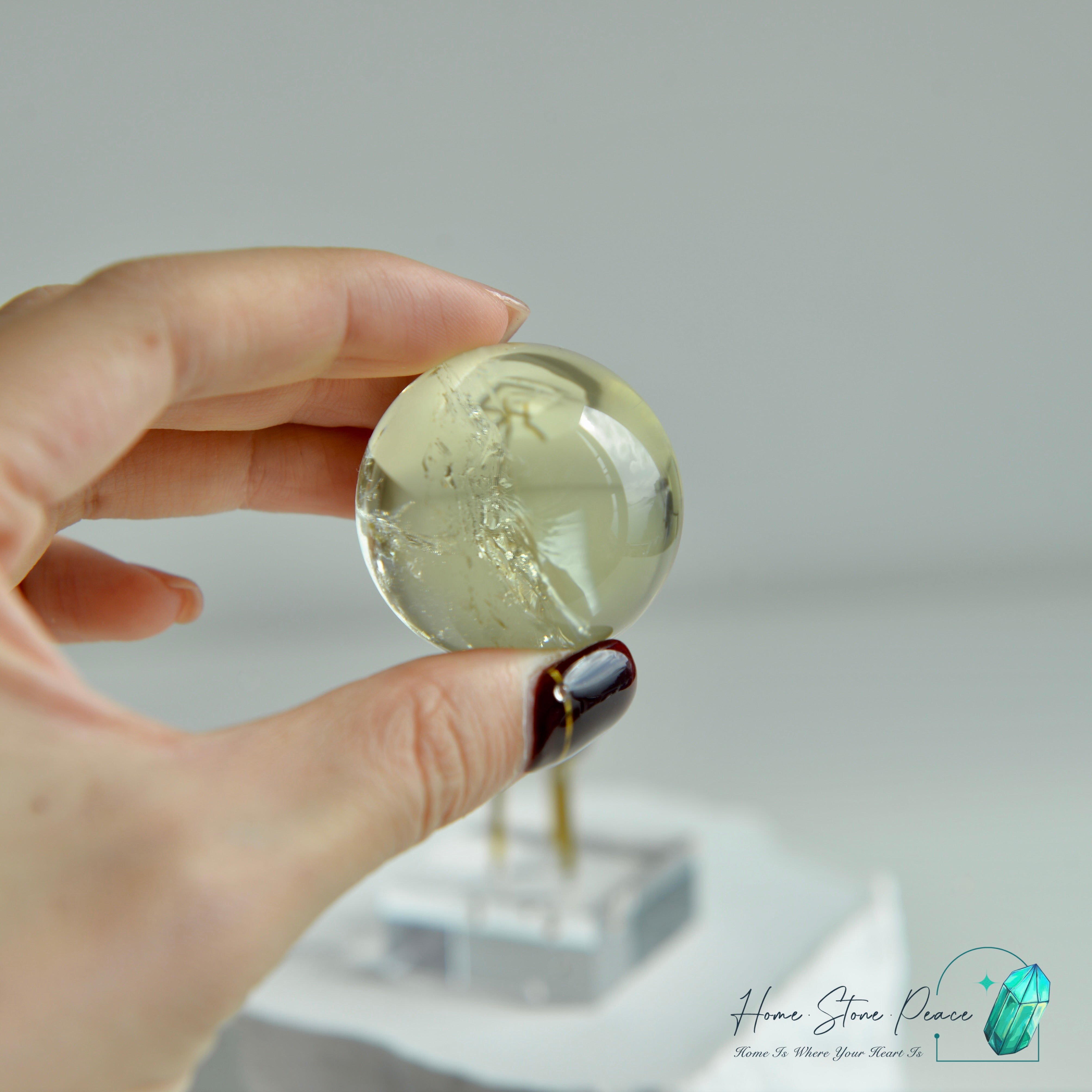 茶黃水晶球 Smoky Citrine Sphere