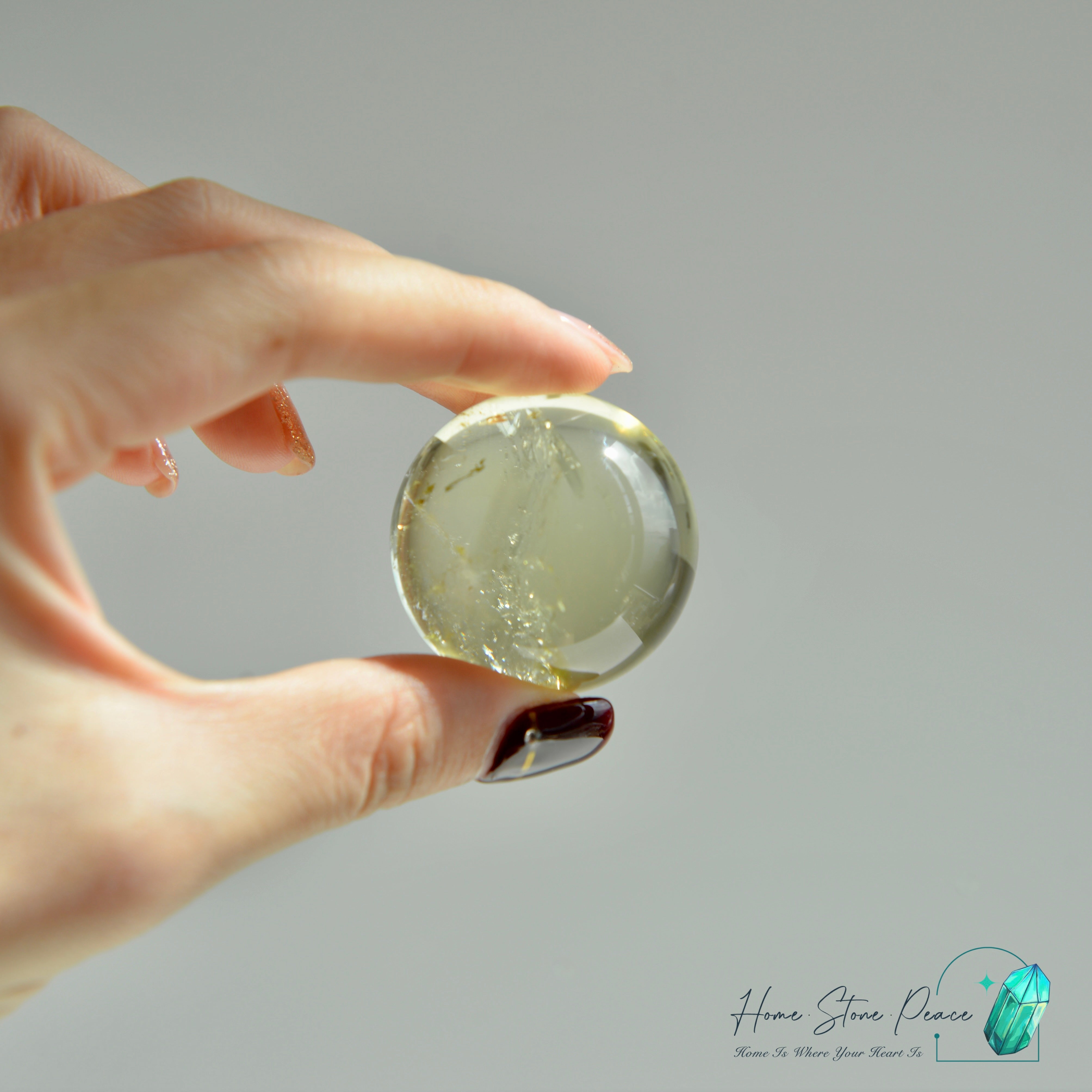 茶黃水晶球 Smoky Citrine Sphere