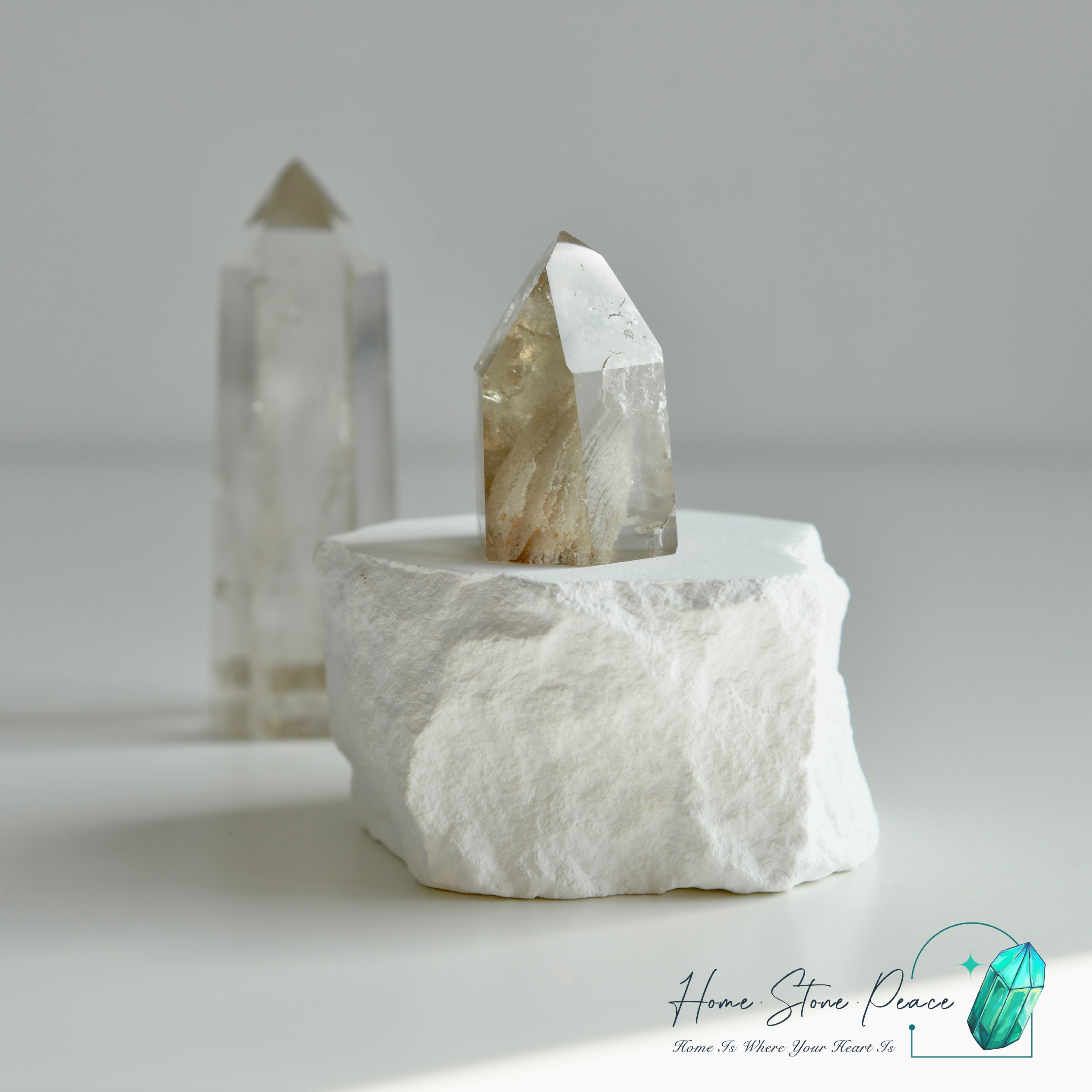 幽靈茶水晶 Smoky Phantom Quartz