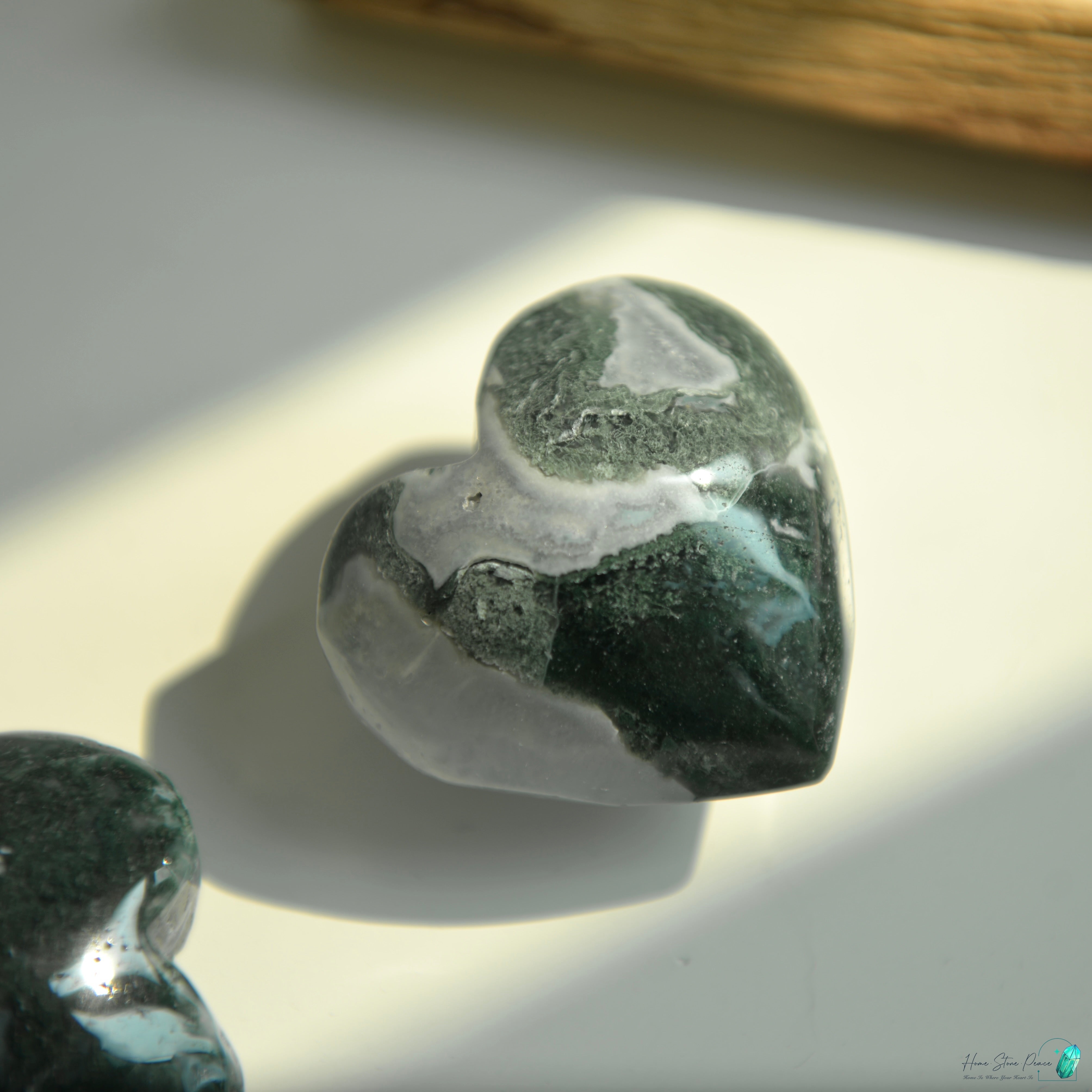 水草瑪瑙心 Moss Agate Heart