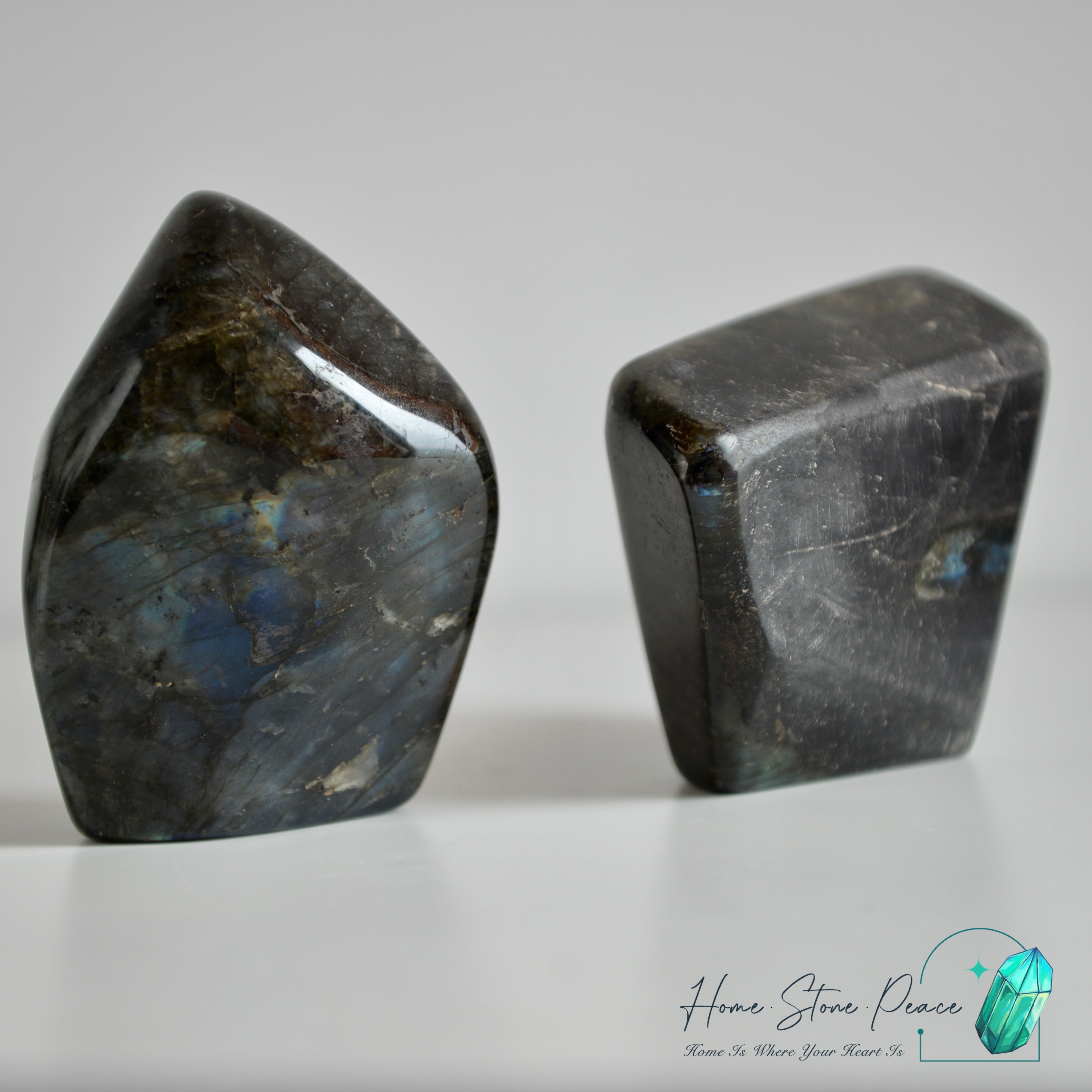 拉長石隨形(單面） Labradorite Free Form (Single-Sided)