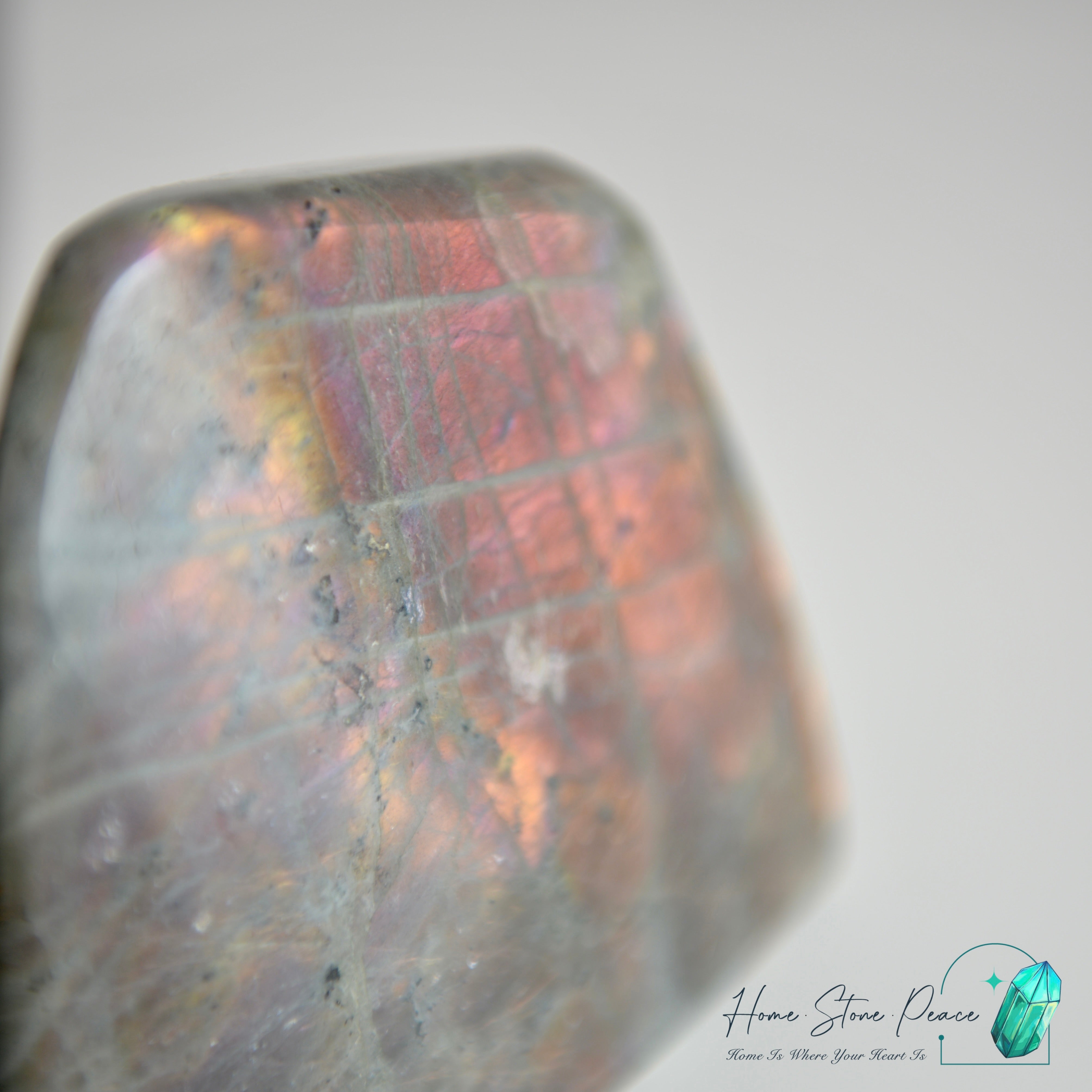 拉長石隨形 Labradorite Free Form (Single-Sided)