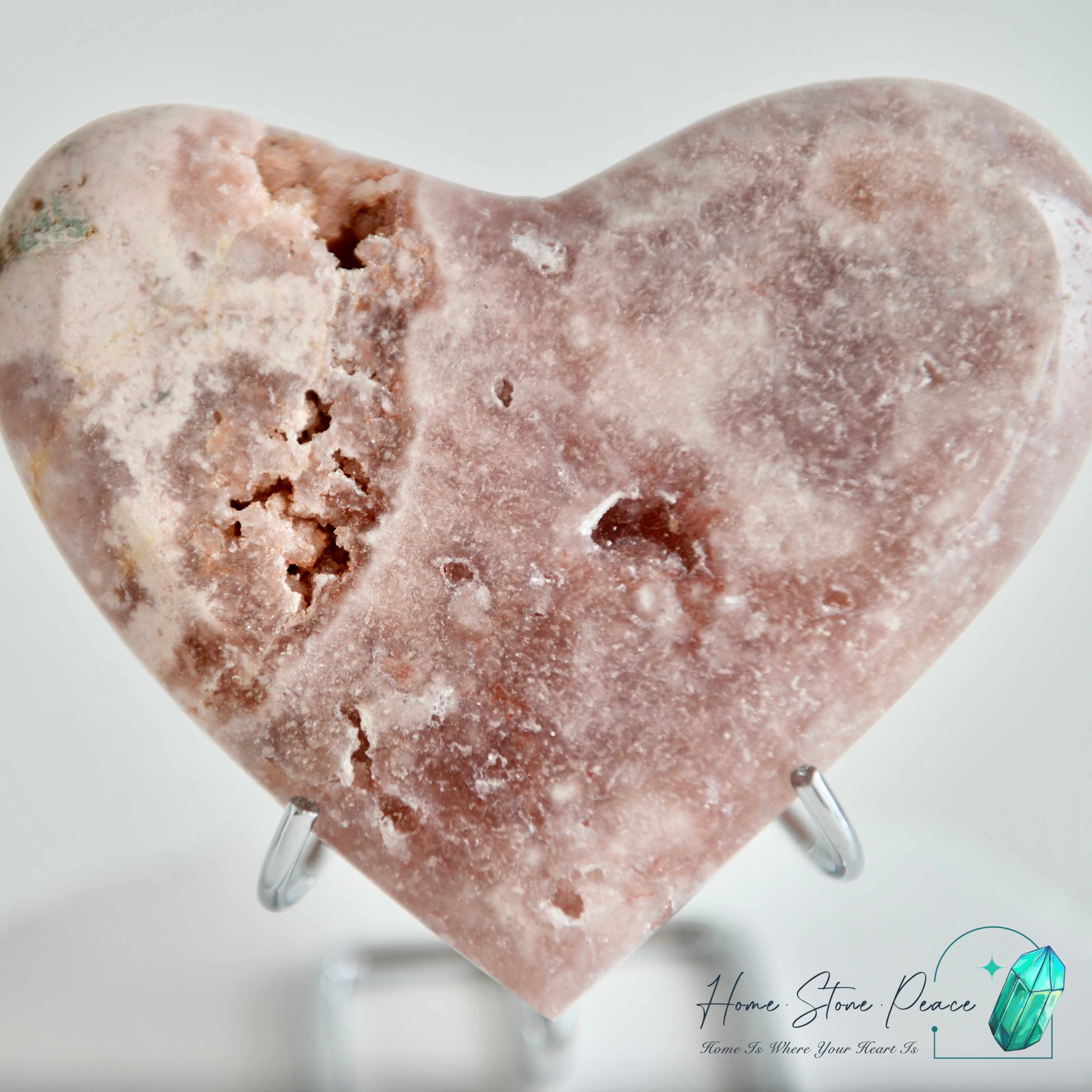 粉紅紫水晶心 ピンクアメジストハート