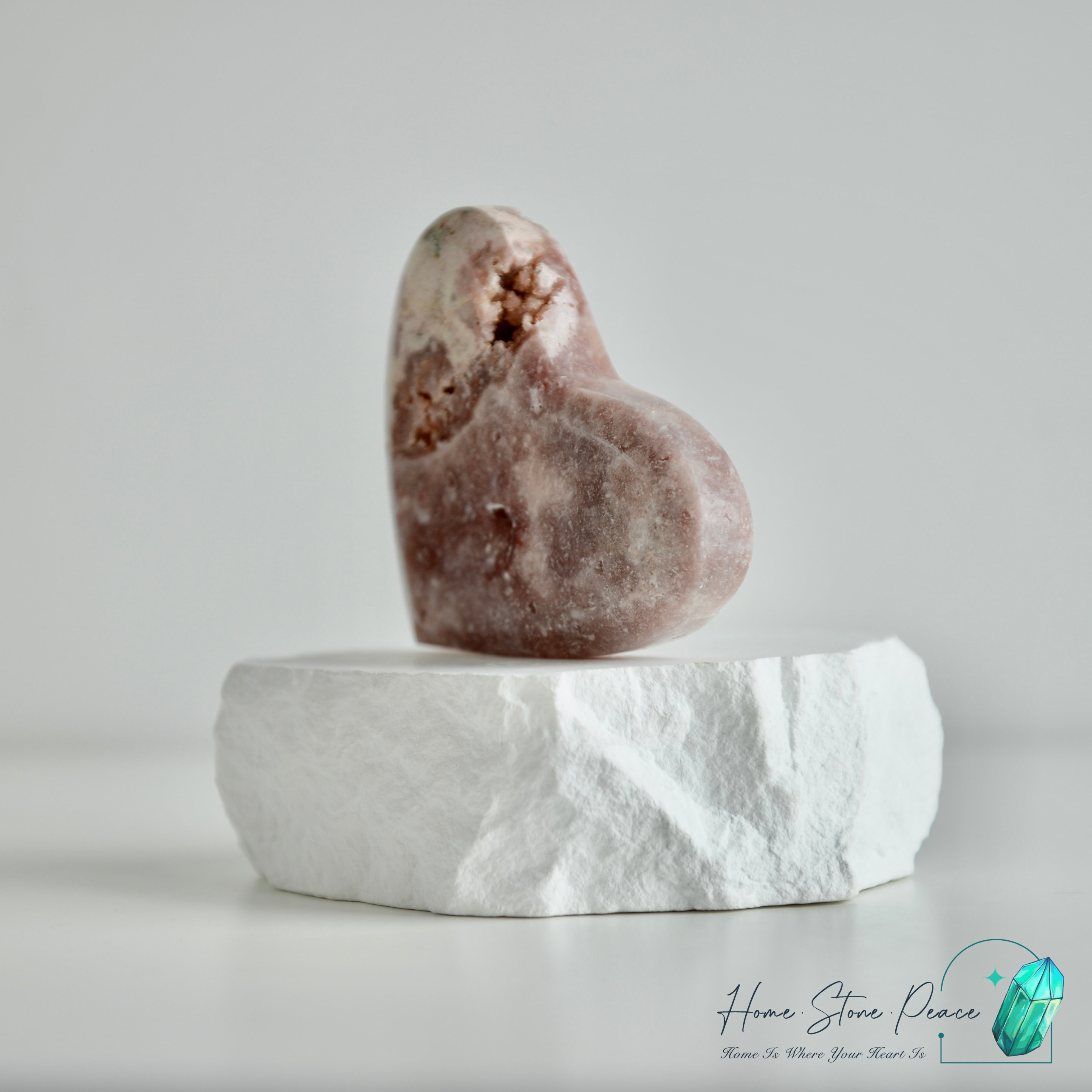 粉紅紫水晶心 ピンクアメジストハート