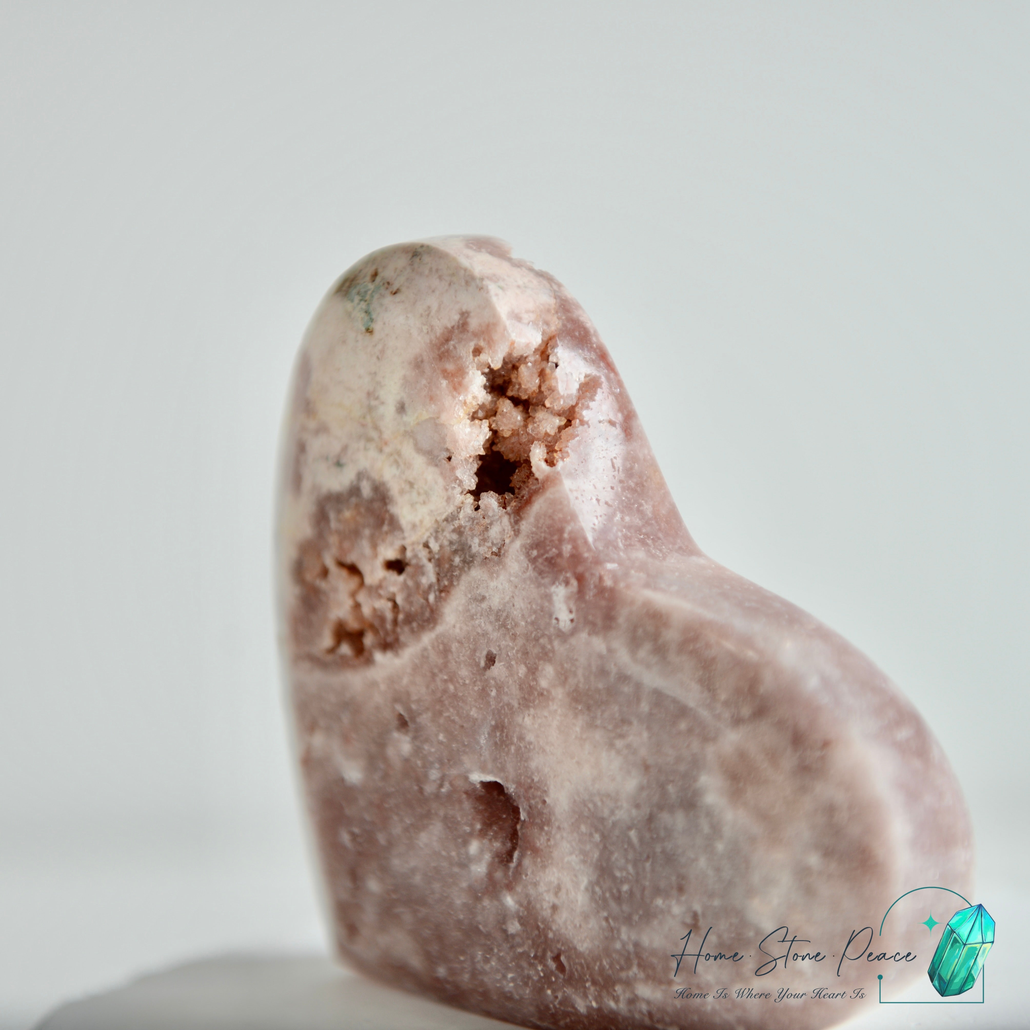 粉紅紫水晶心 ピンクアメジストハート