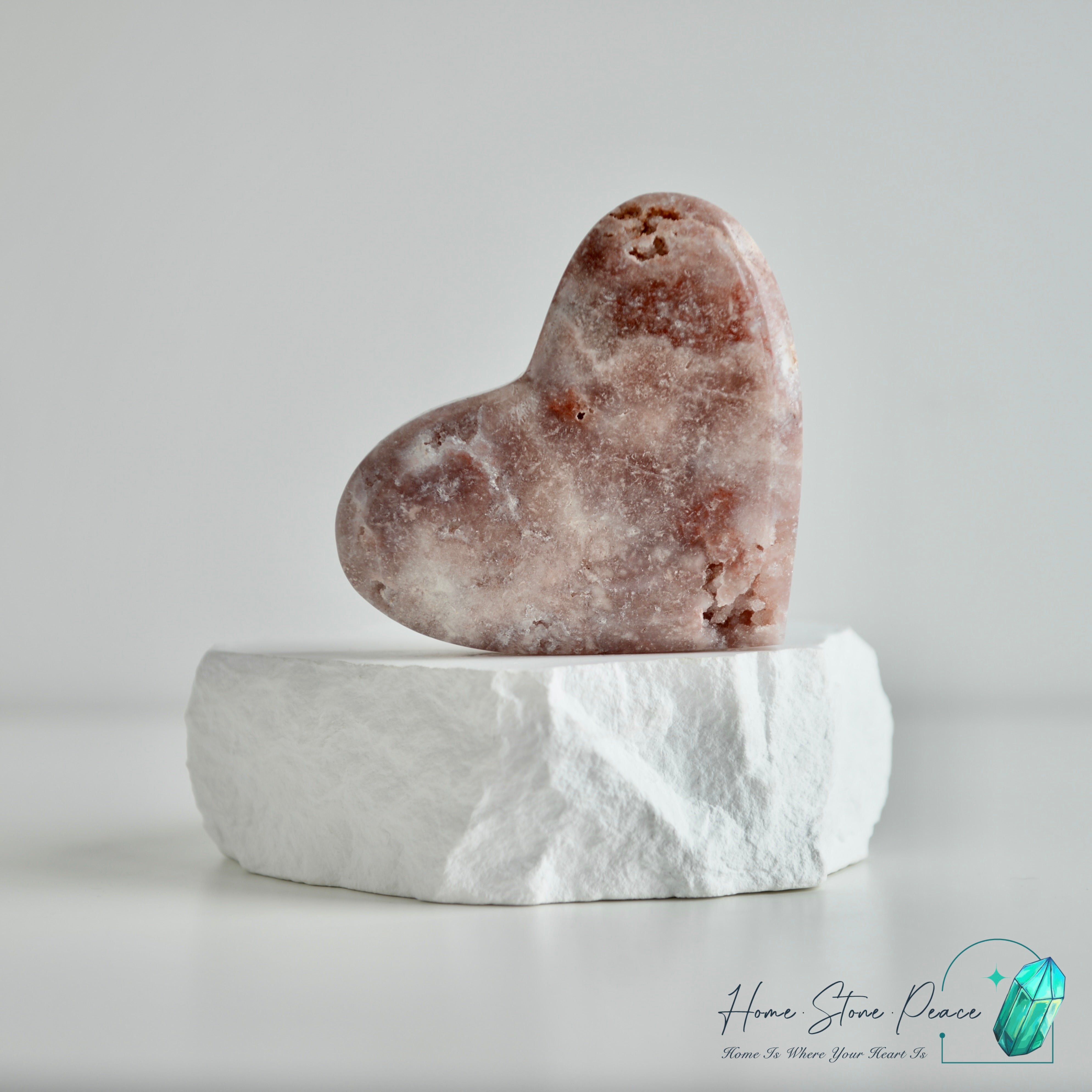 粉紅紫水晶心 ピンクアメジストハート