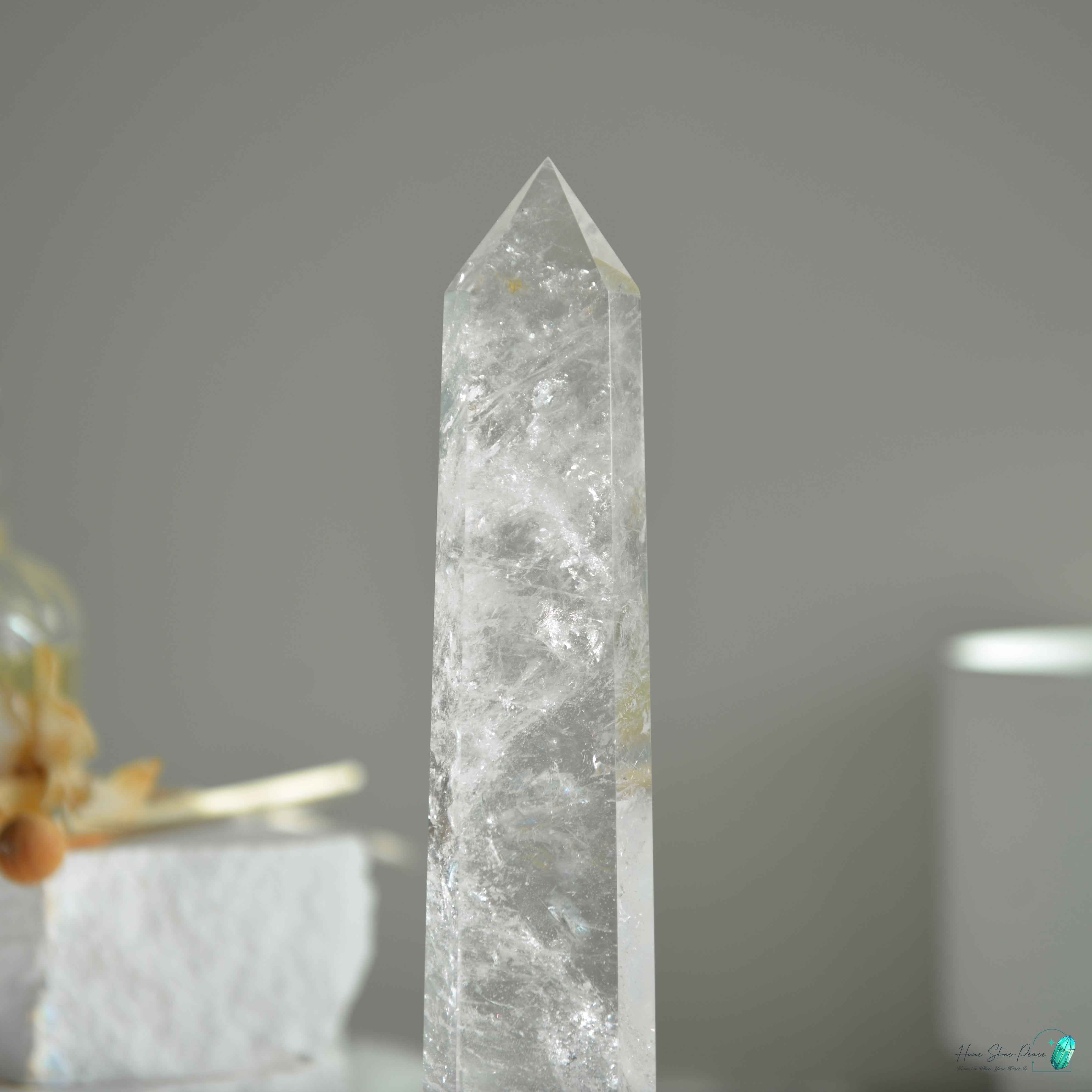 白水晶柱(大) Large Clear Quartz Tower