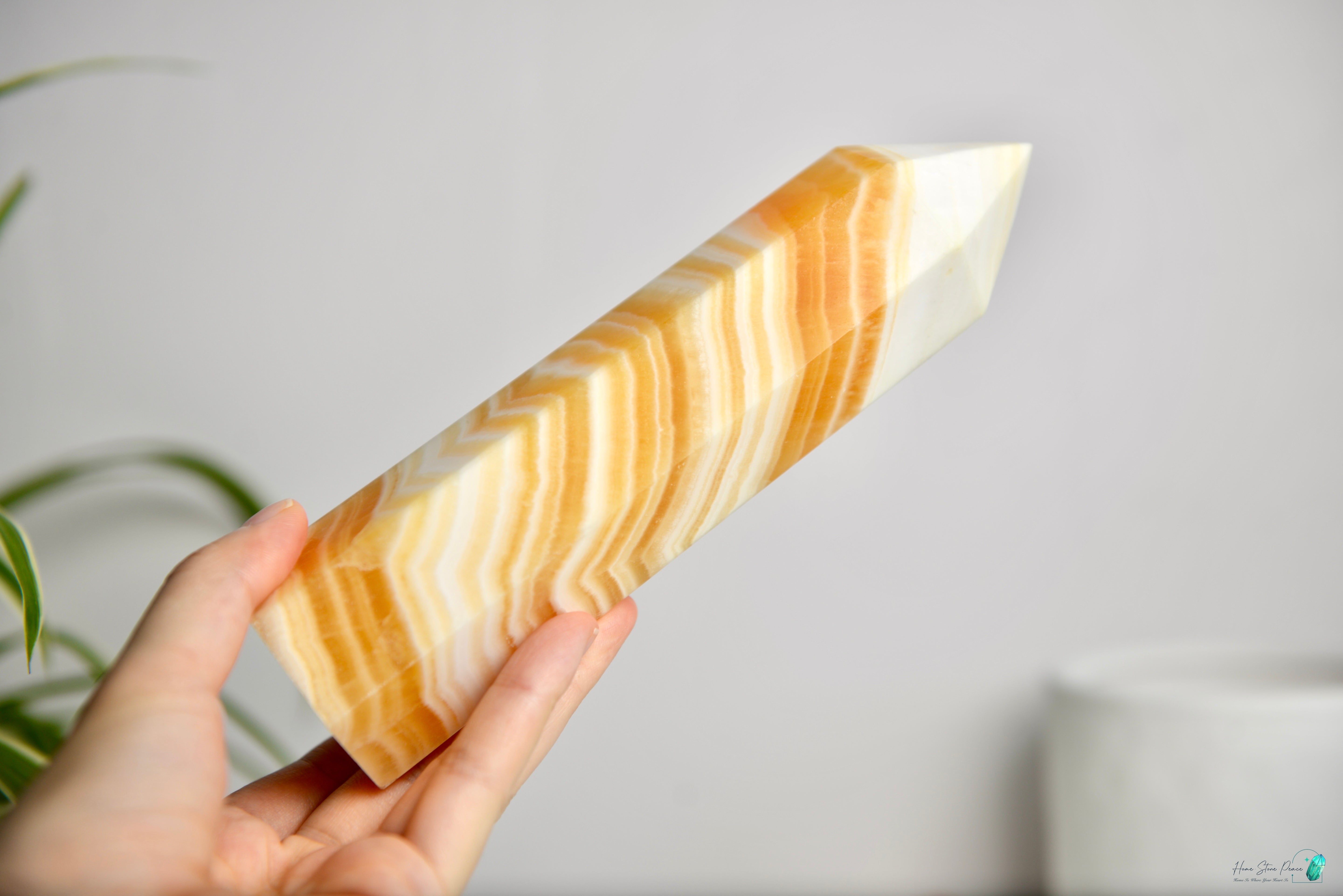 橙色方解石柱 Orange Calcite Tower