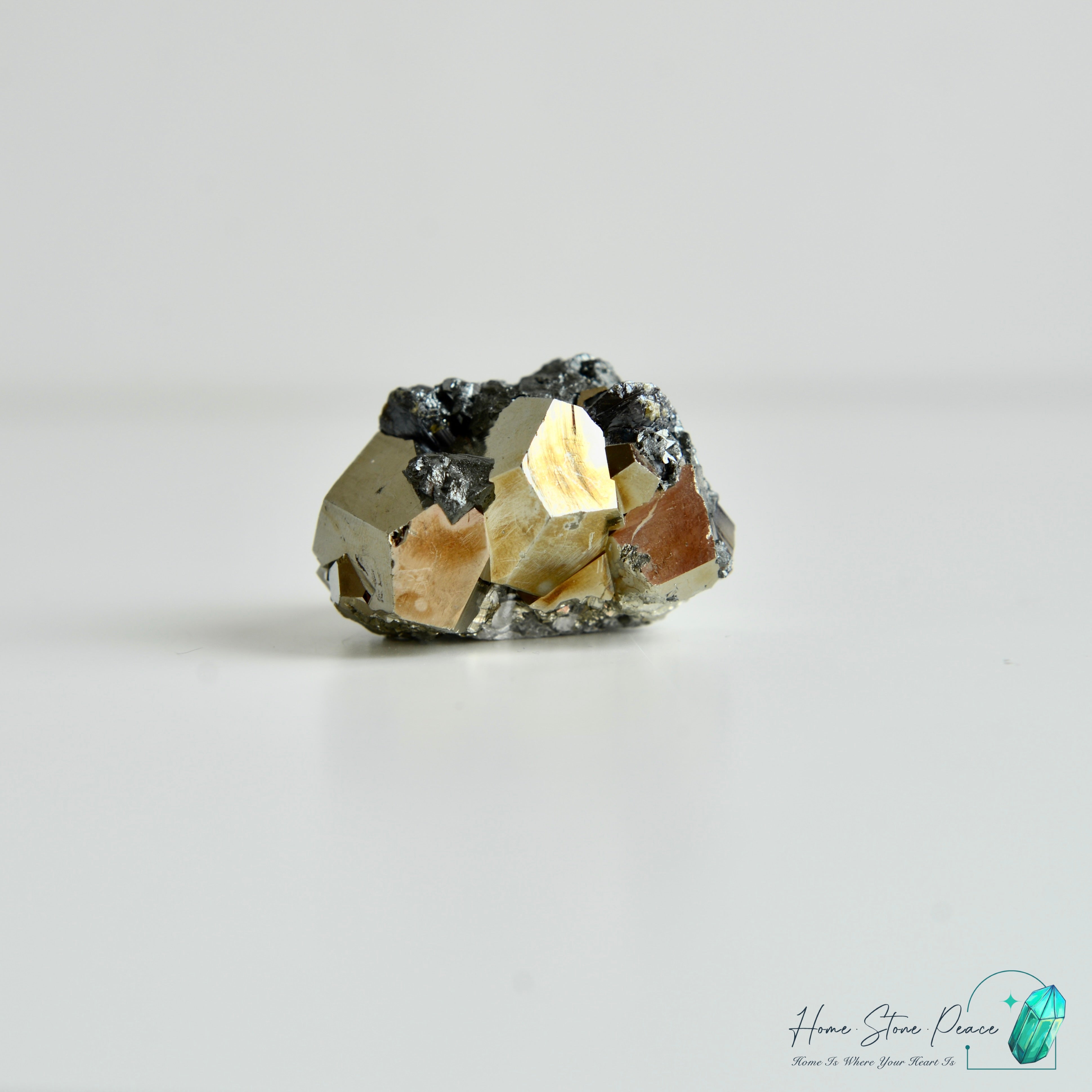 インド黃鐵礦 インドネシア産黄鉄鉱クラスター