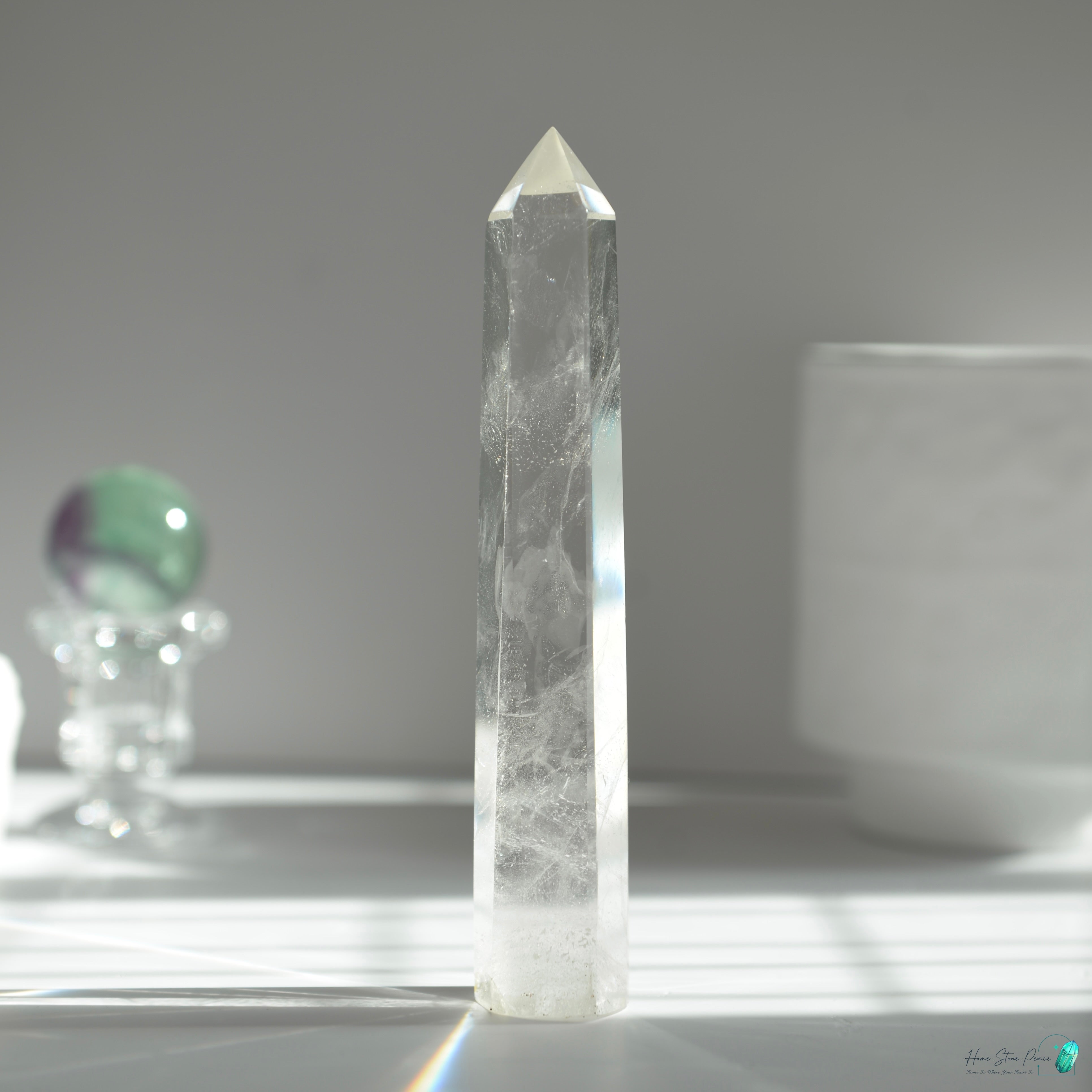 白水晶柱 Clear Quartz Tower
