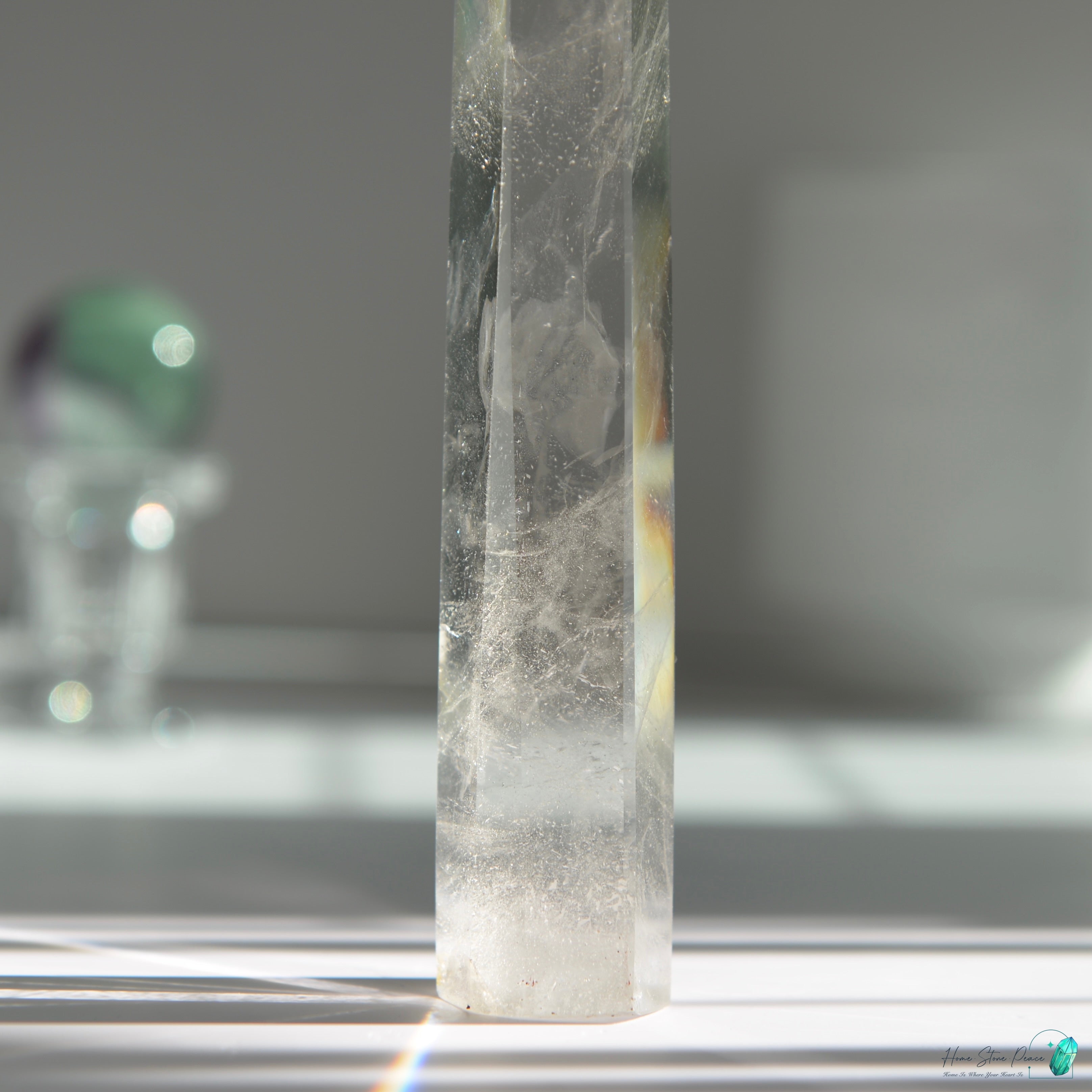 白水晶柱 Clear Quartz Tower