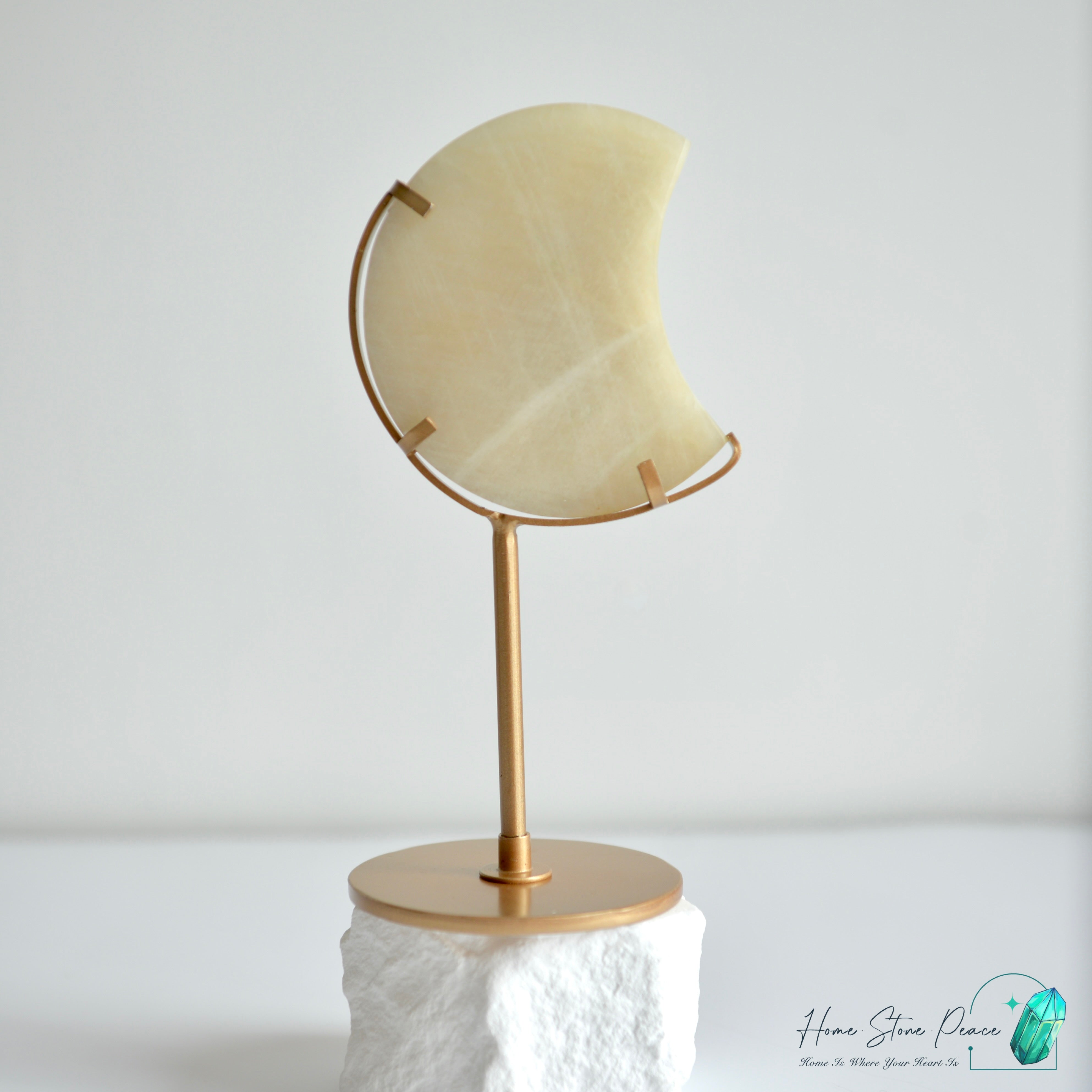 月亮石連座 Moonstone with Stand