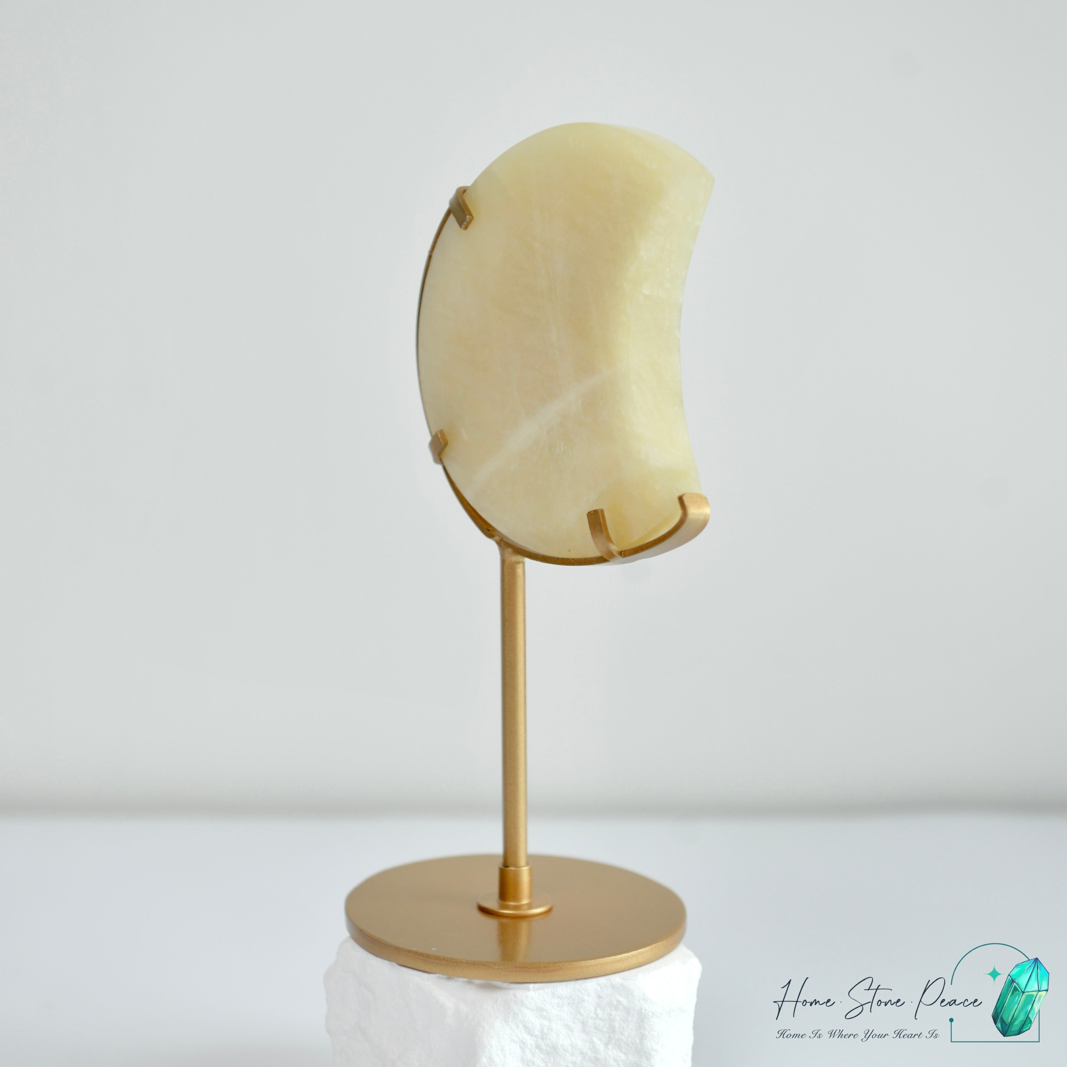 月亮石連座 Moonstone with Stand