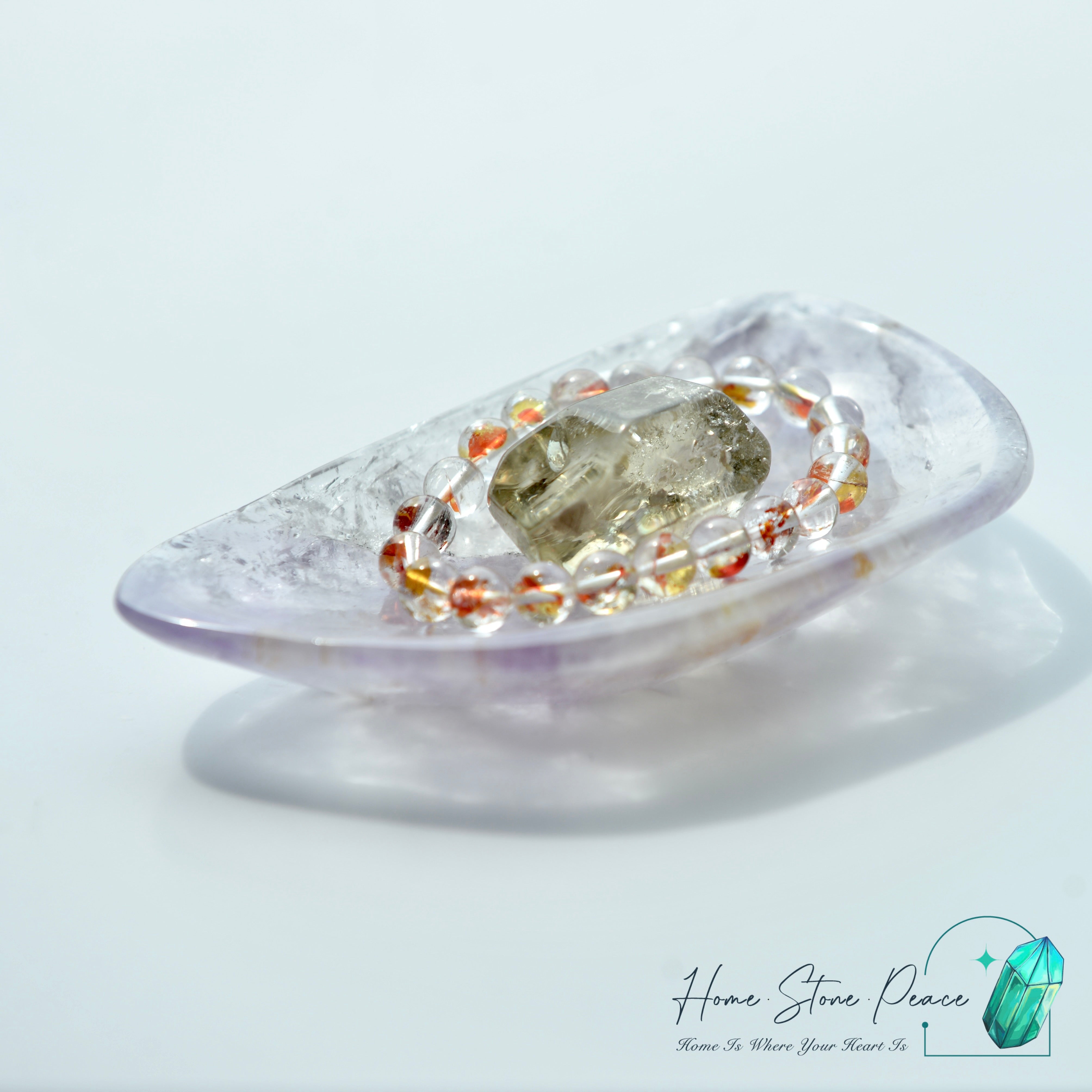 幻影紫水晶小碟 アメジスト ファントムクォーツ 小物皿