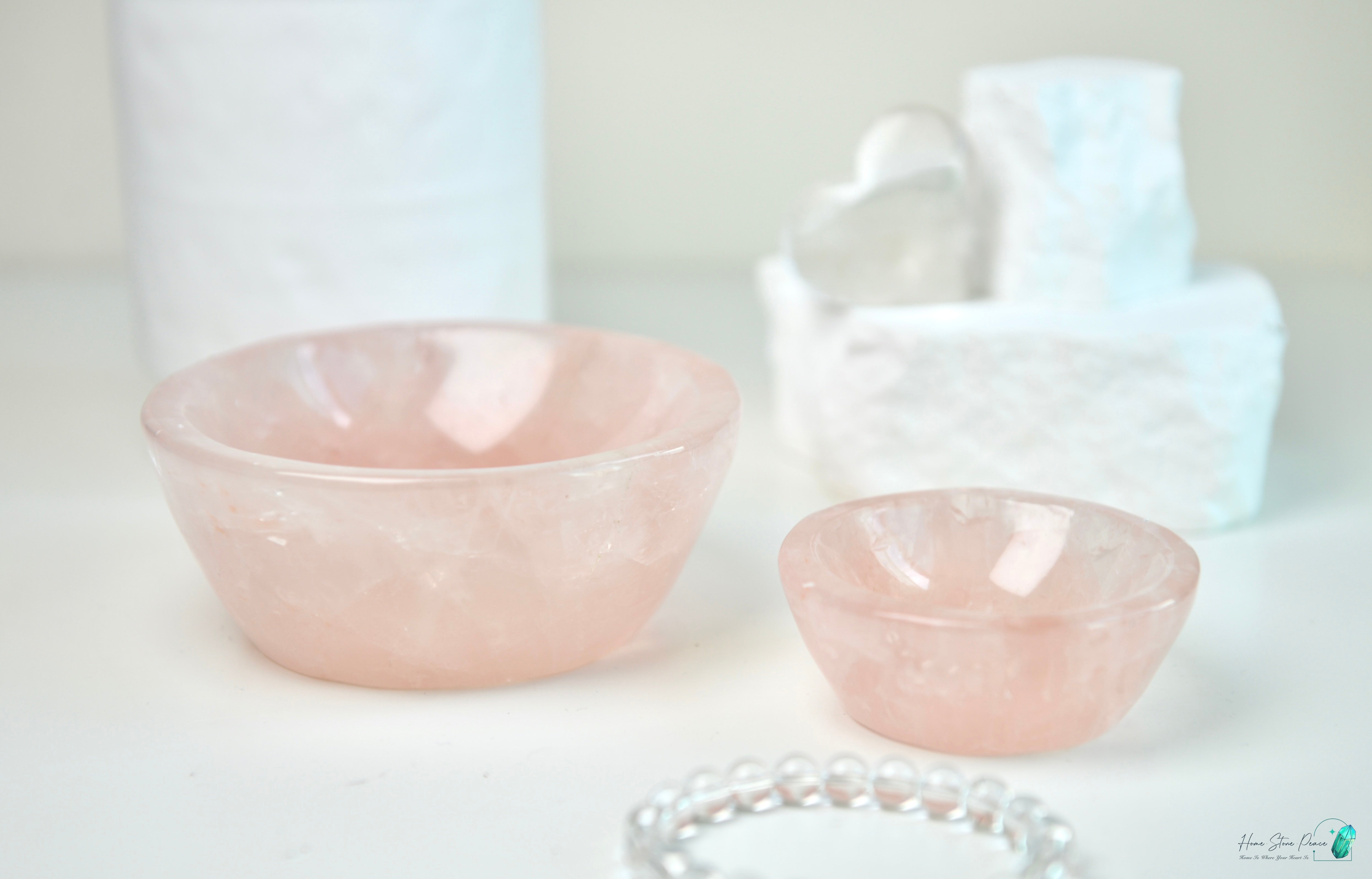 粉紅水晶碗 Rose Quartz Bowl