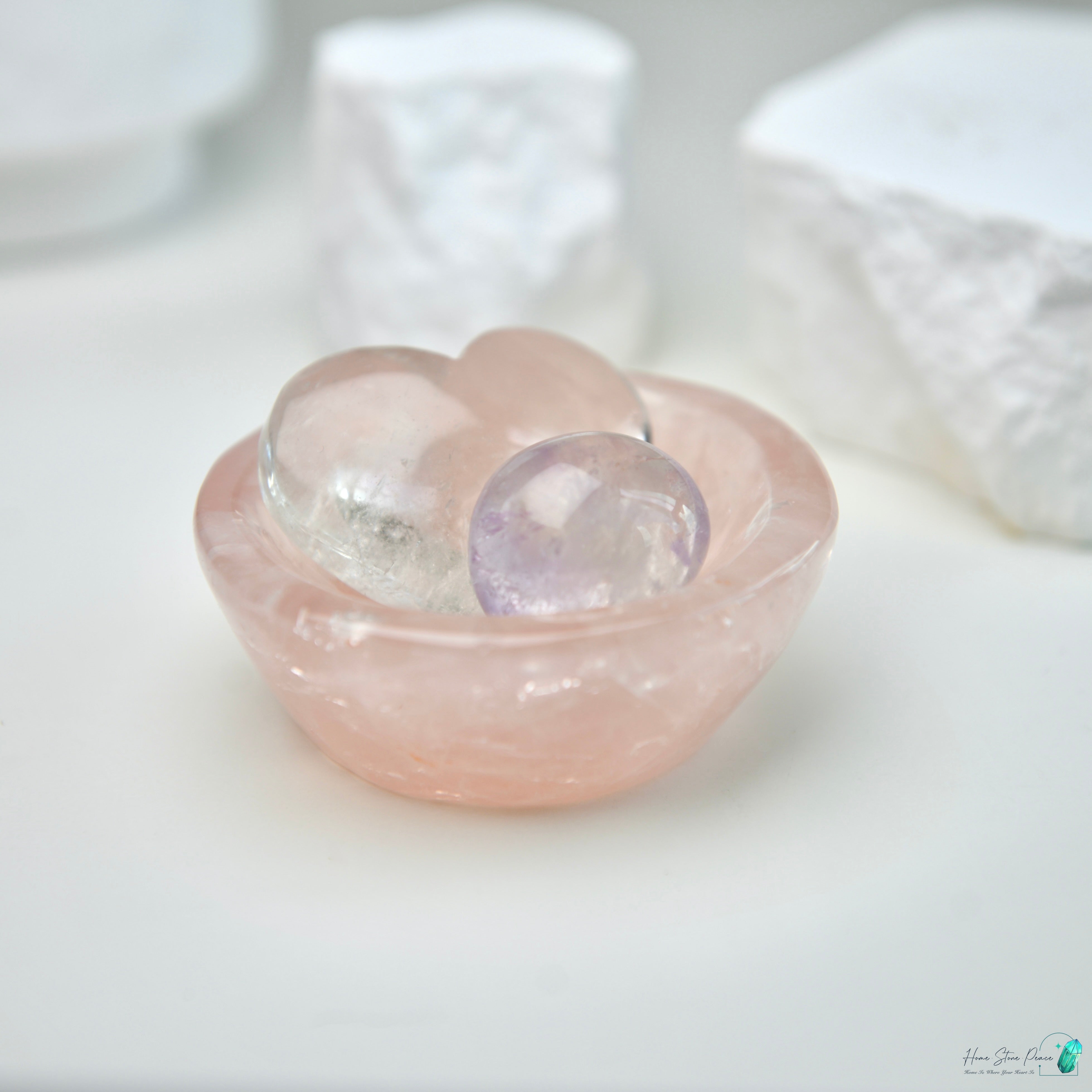 粉紅水晶碗 Rose Quartz Bowl