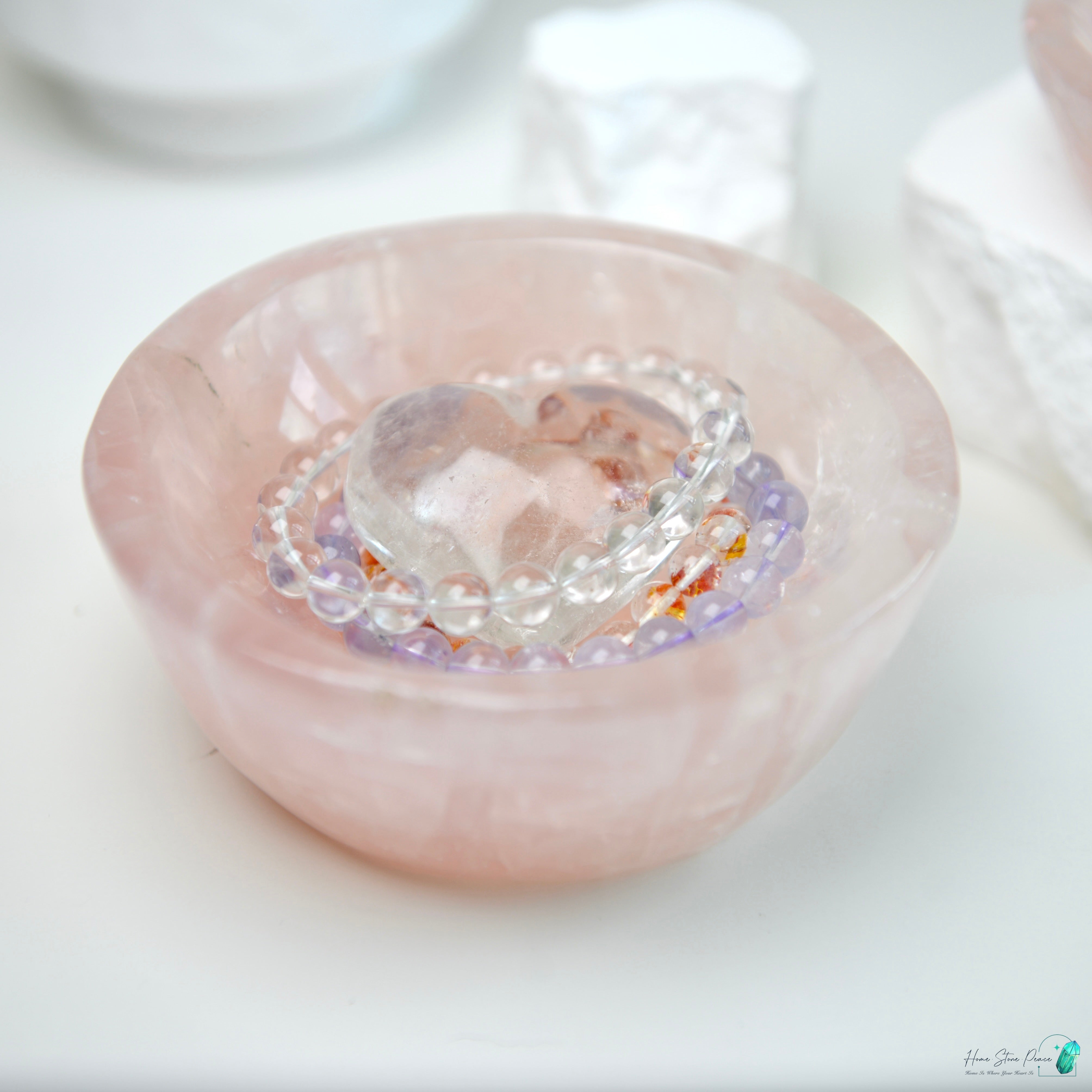 粉紅水晶碗 Rose Quartz Bowl