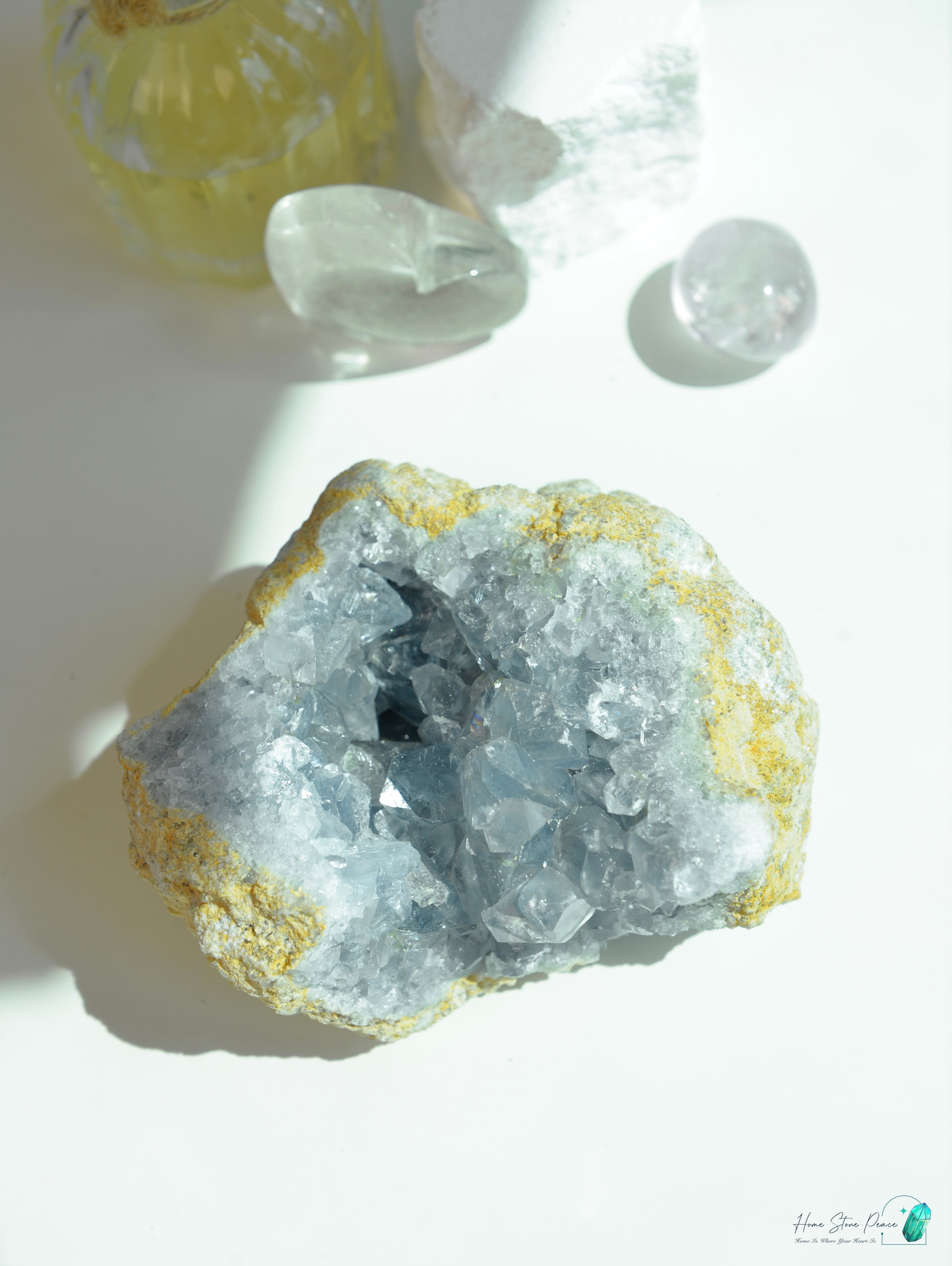 天青石原石(大） セレスタイトクラスター(大)