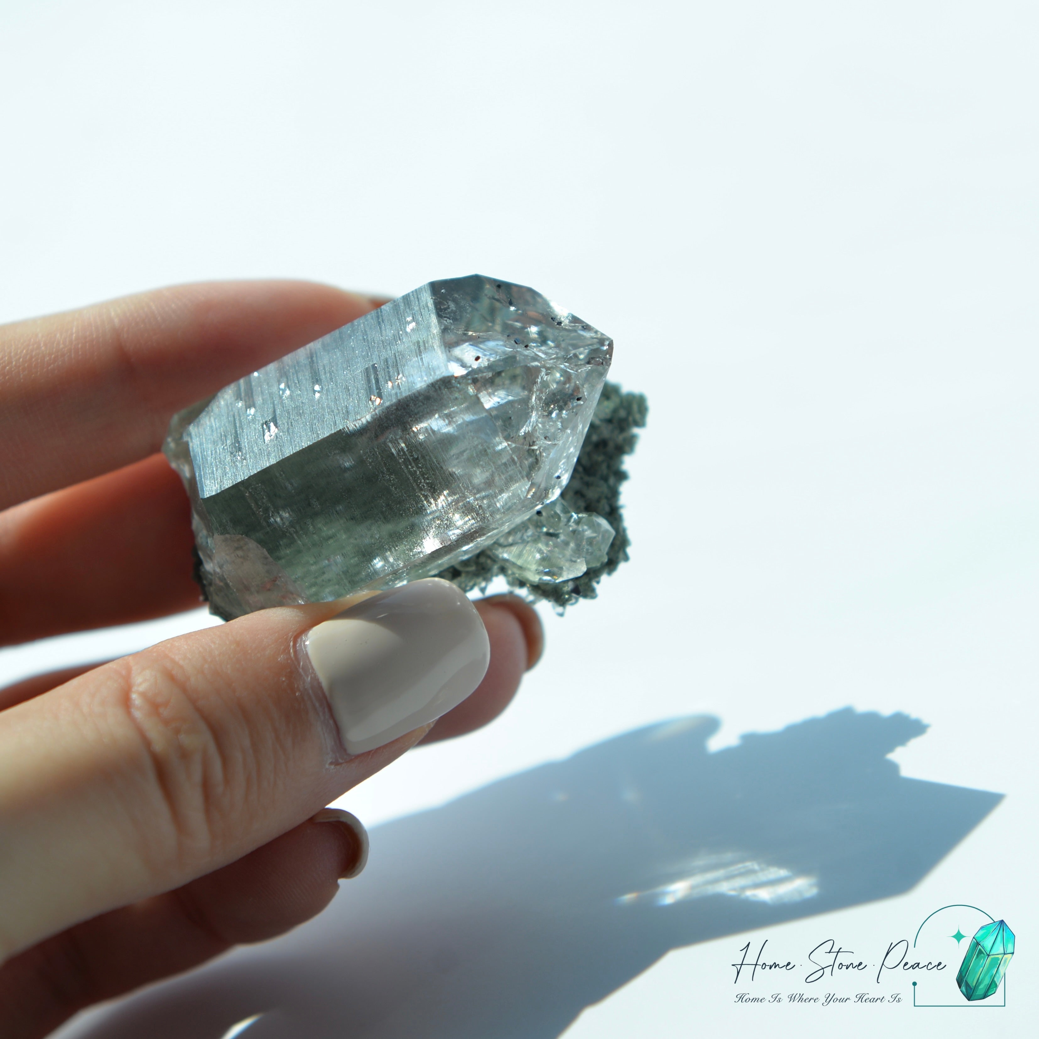 <tc>グリーンファントム入りヒマラヤ水晶（クローライト）</tc>