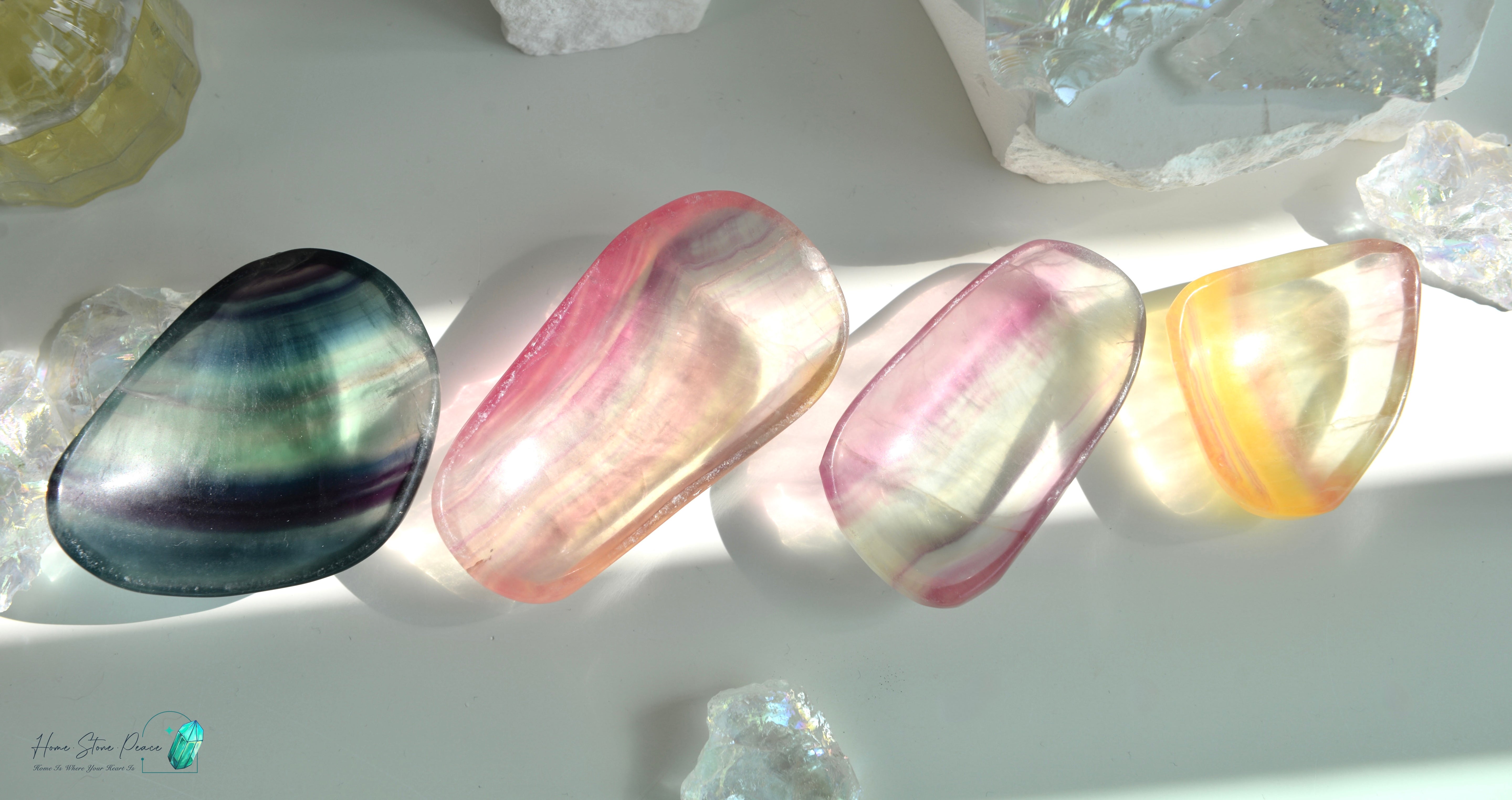 迷你千層糖果螢石碟 Mini Candy Fluorite Dish