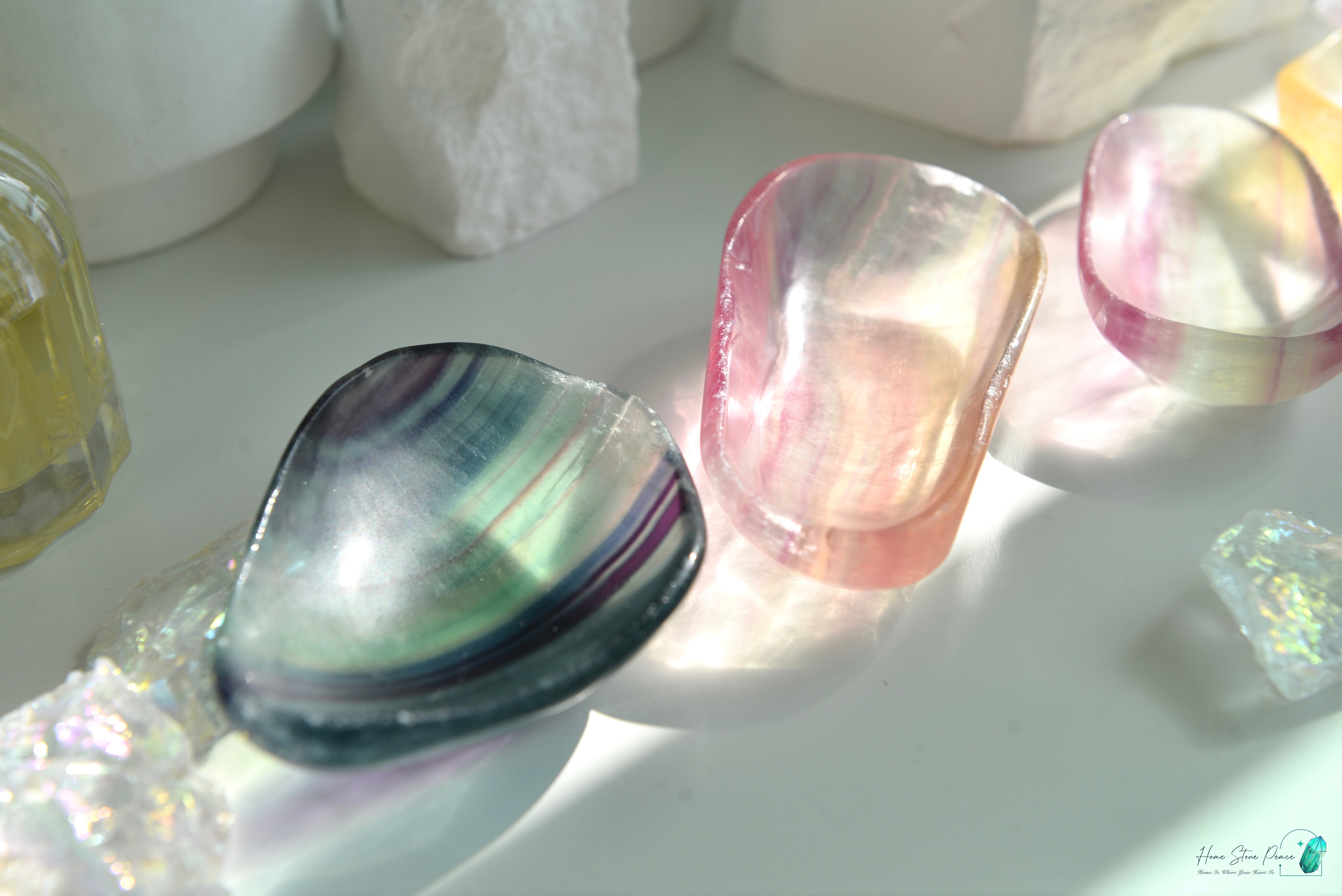 迷你千層糖果螢石碟 Mini Candy Fluorite Dish