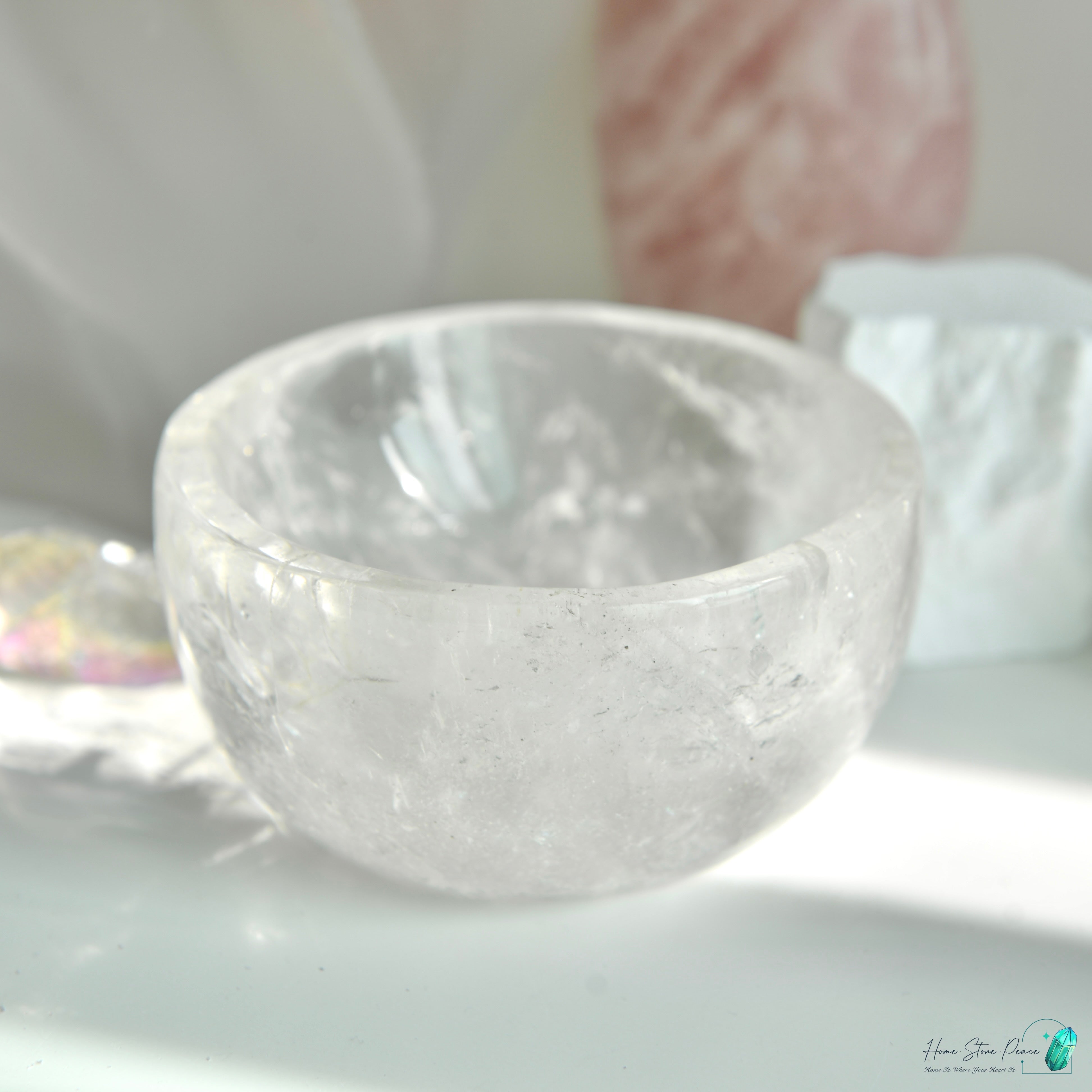 白水晶碗 Clear Quartz Bowl