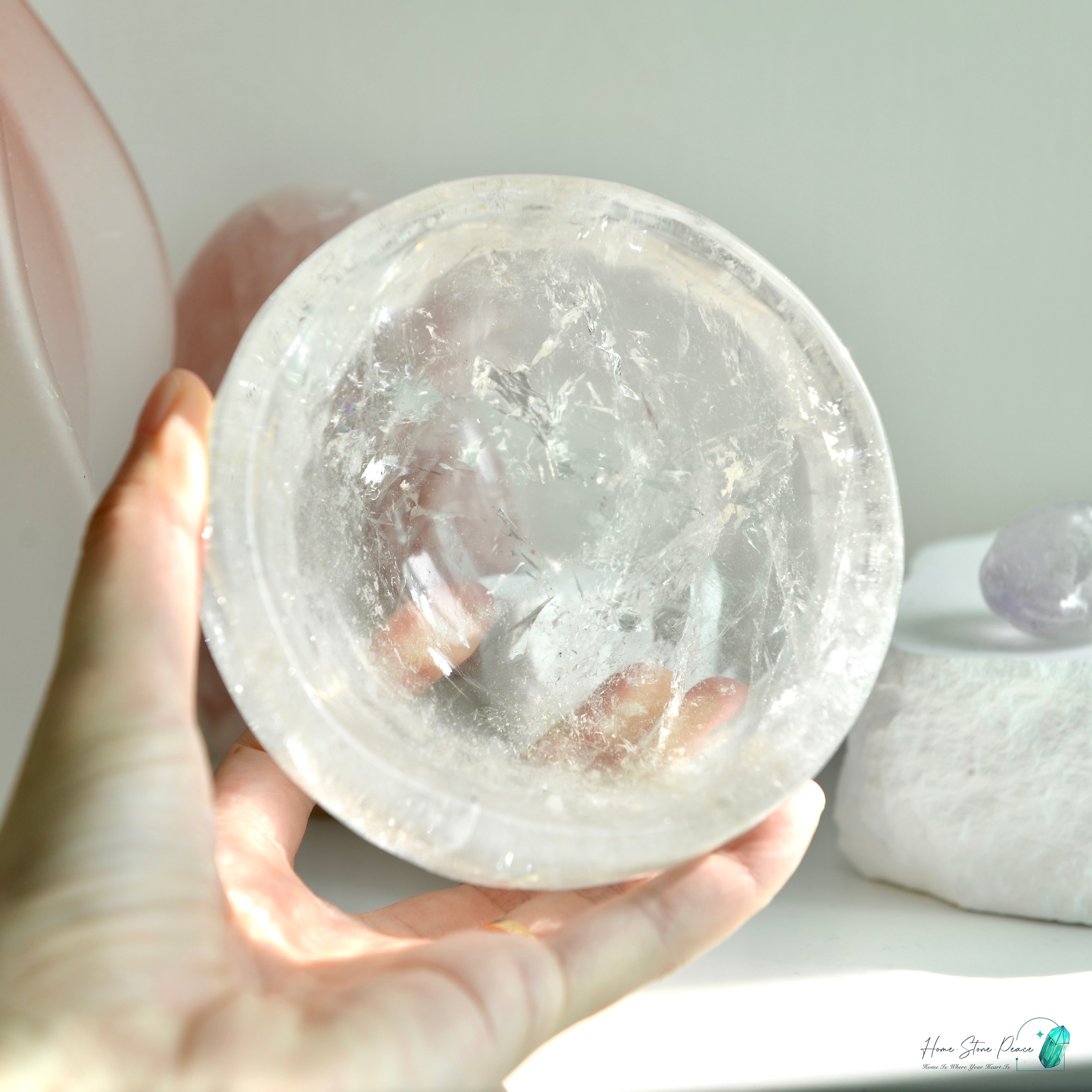 白水晶碗 Clear Quartz Bowl