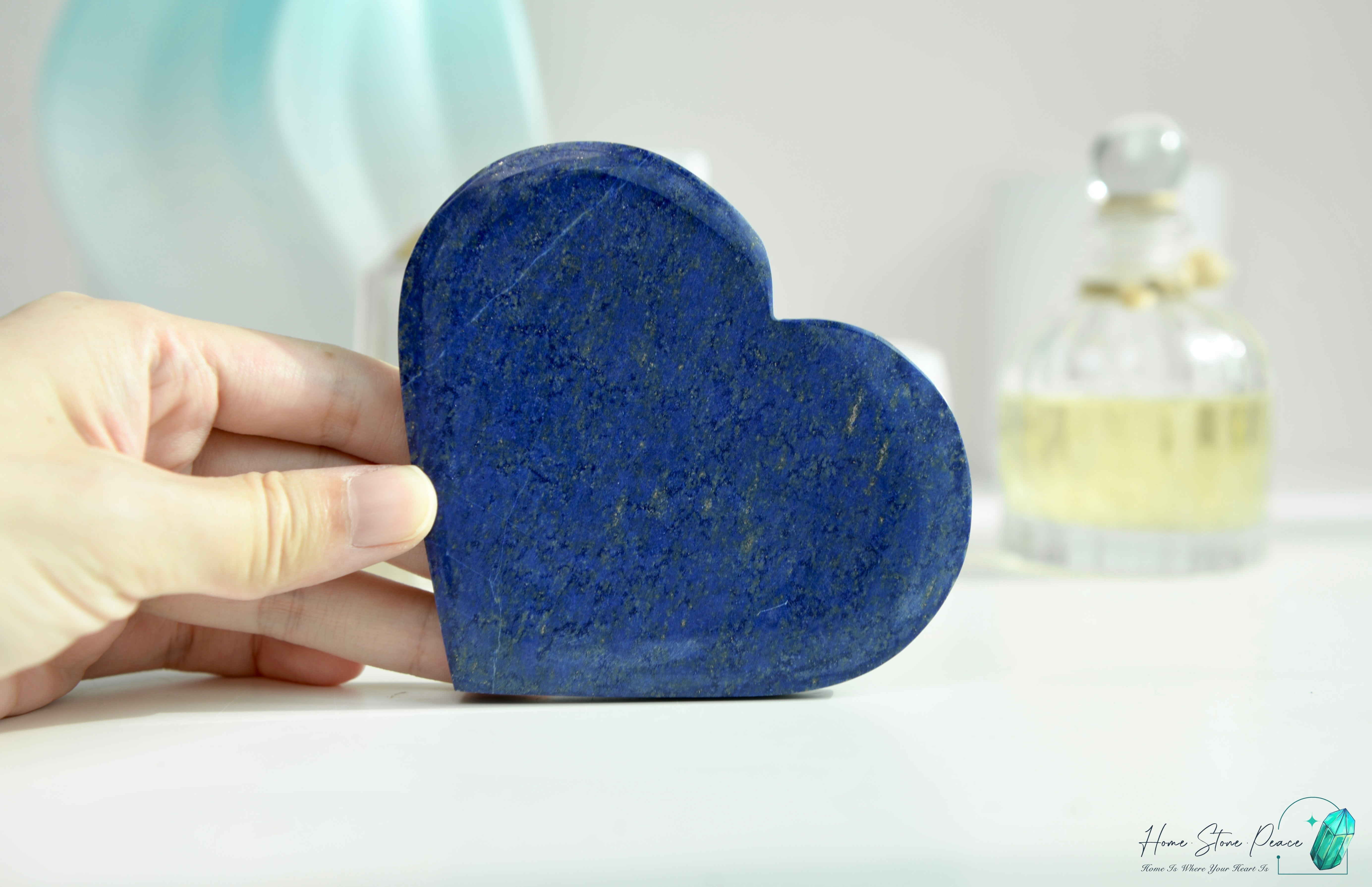 青金石黃鐵礦共生心 Lazurite Pyrite Heart