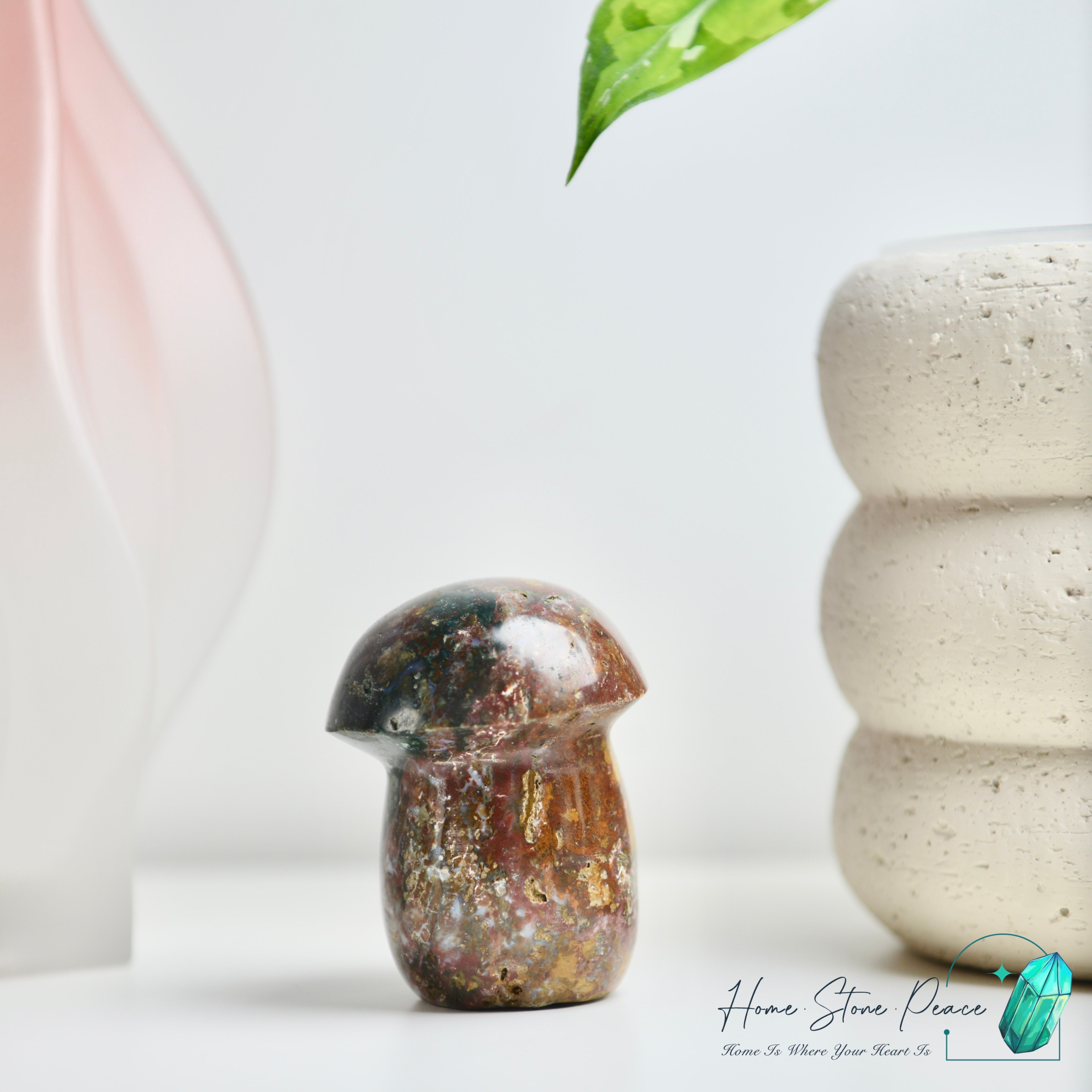 海洋碧玉蘑菇 Ocean Jasper Mushroom