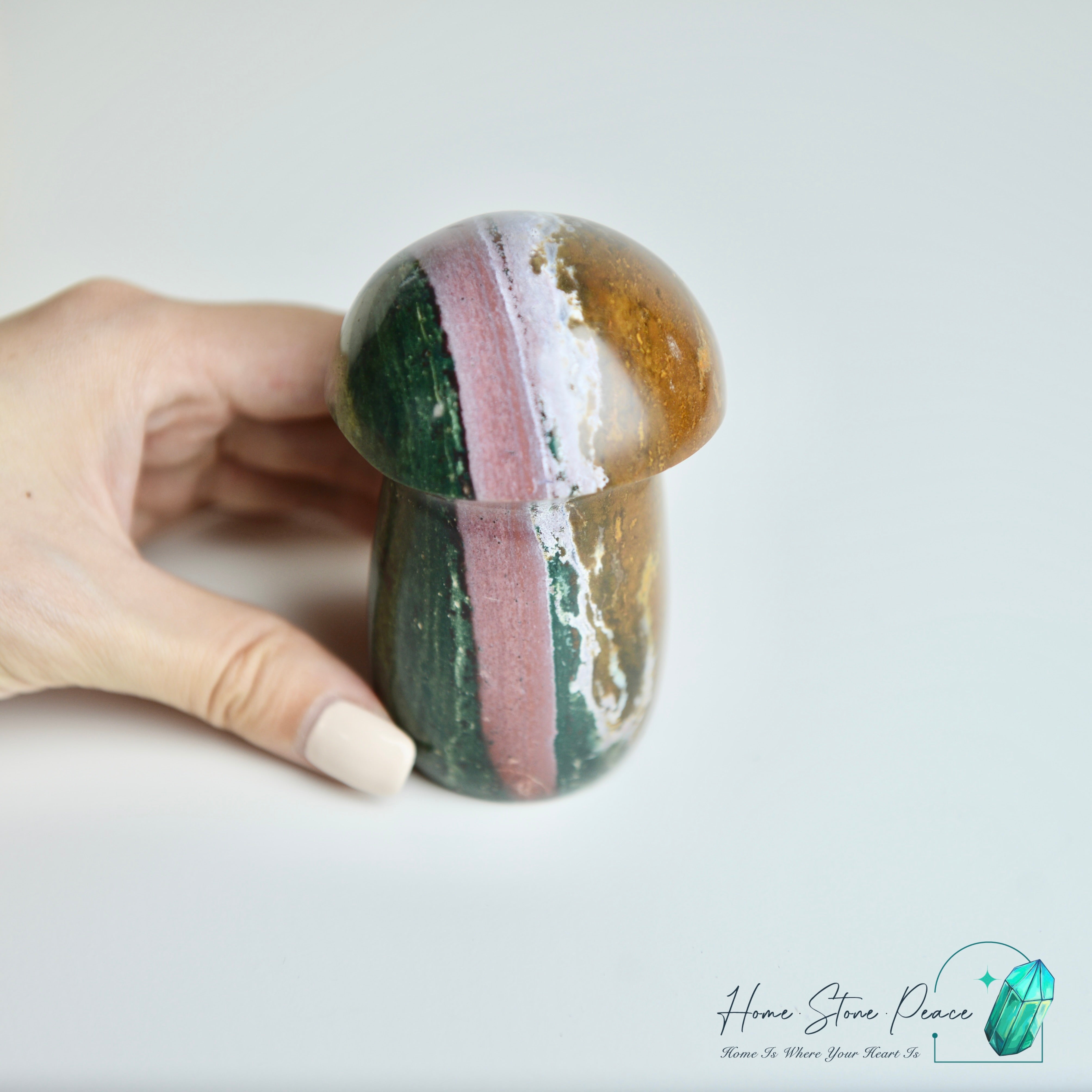 海洋碧玉蘑菇 Ocean Jasper Mushroom