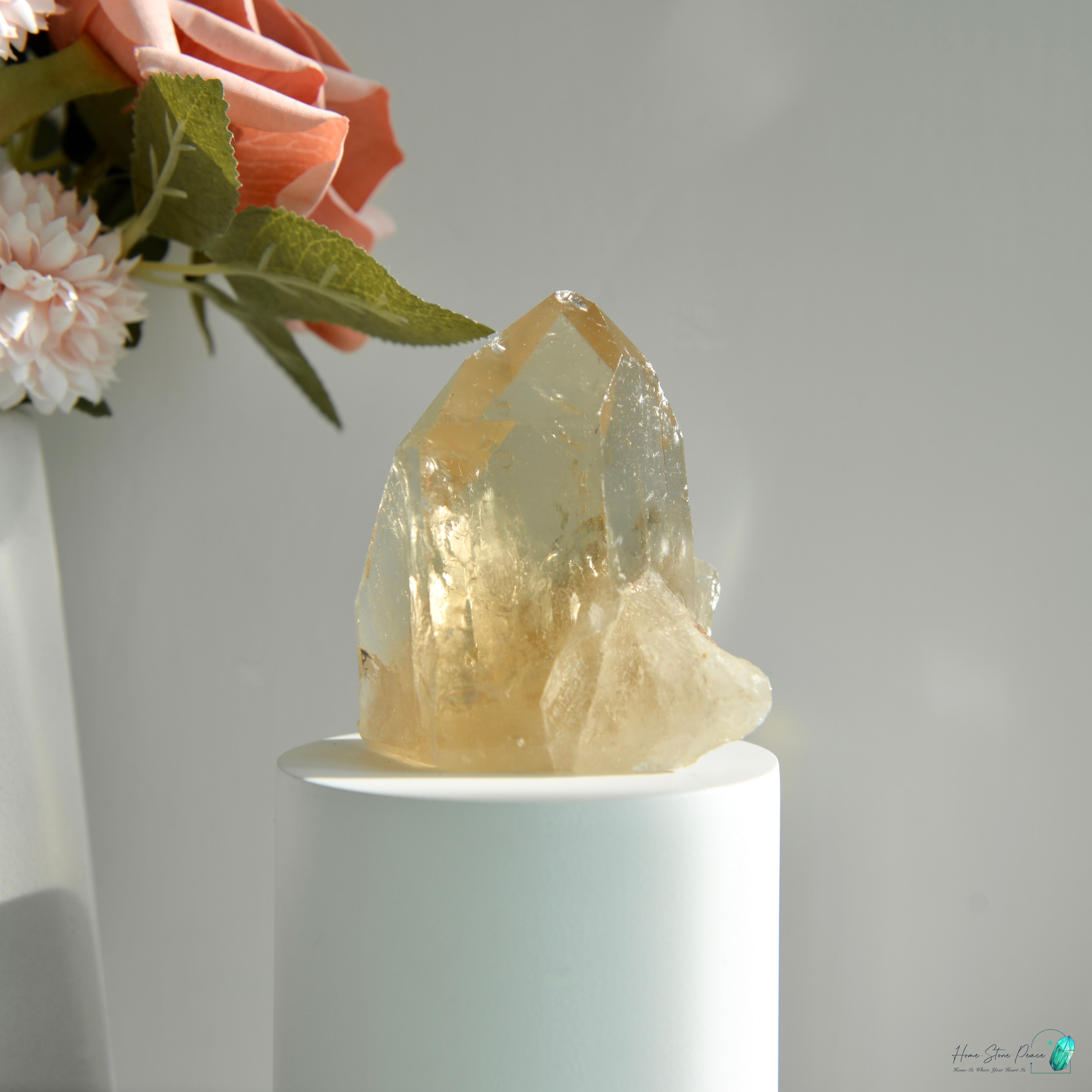 巴西蜜糖金黃水晶簇 Brazilian Honey Citrine Cluster