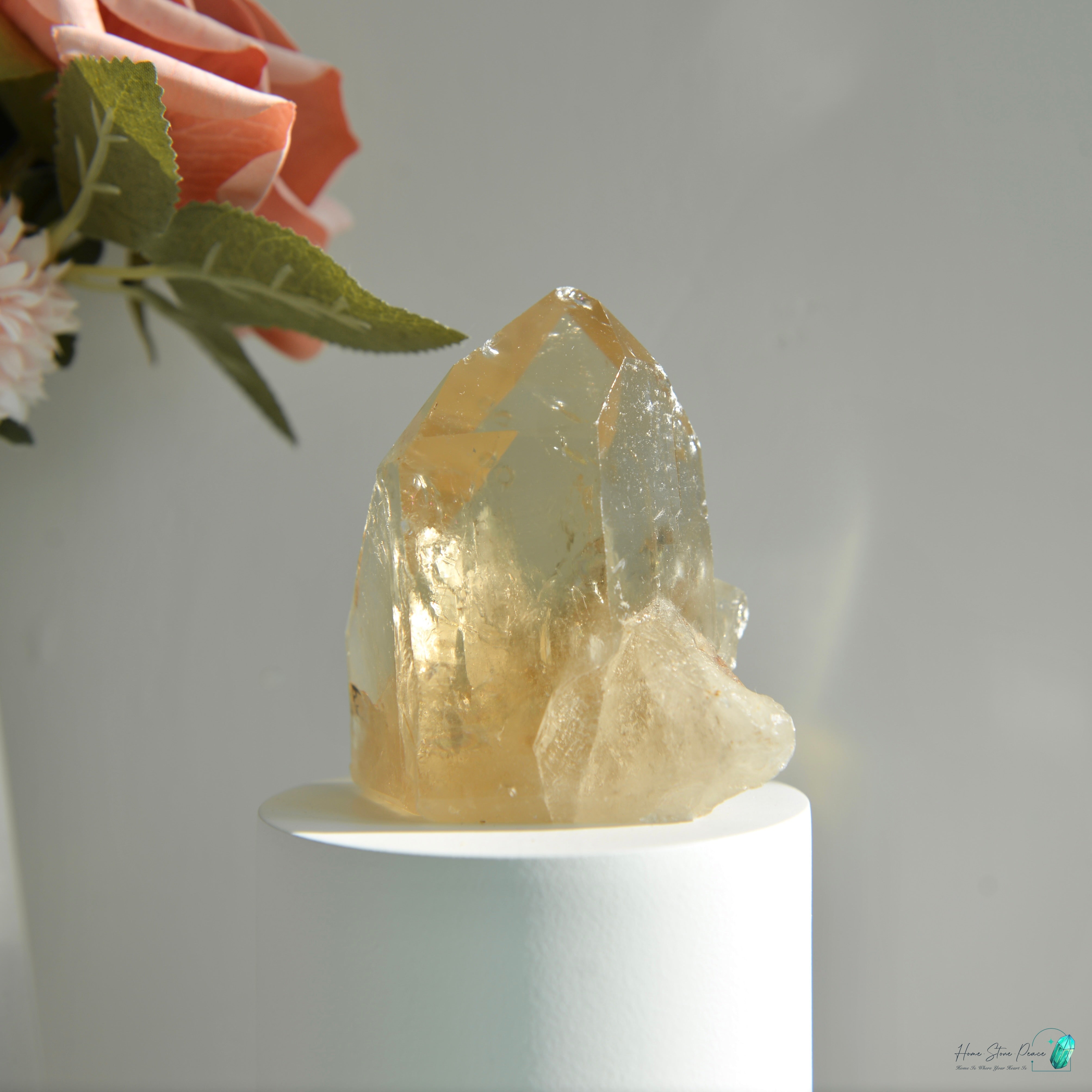巴西蜜糖金黃水晶簇 Brazilian Honey Citrine Cluster